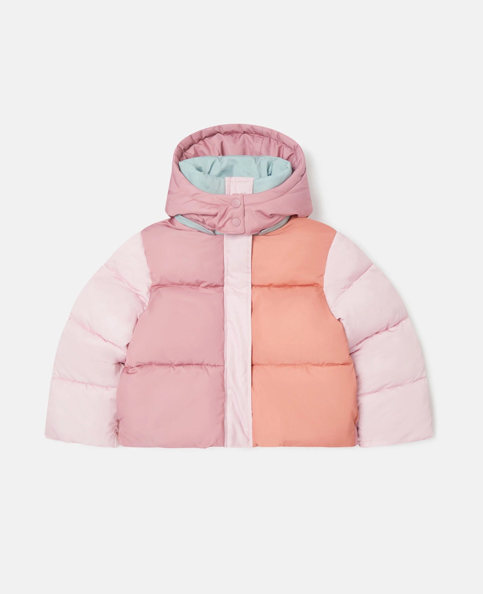 Stella McCartneyContrast Panel Hooded Puffer Coat8055178958907SAVANNA