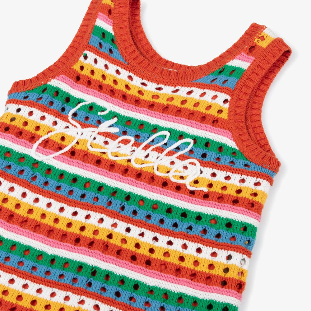 Stella McCartneyEmbroidered Crochet Sleeveless Dress8055178749895SAVANNA