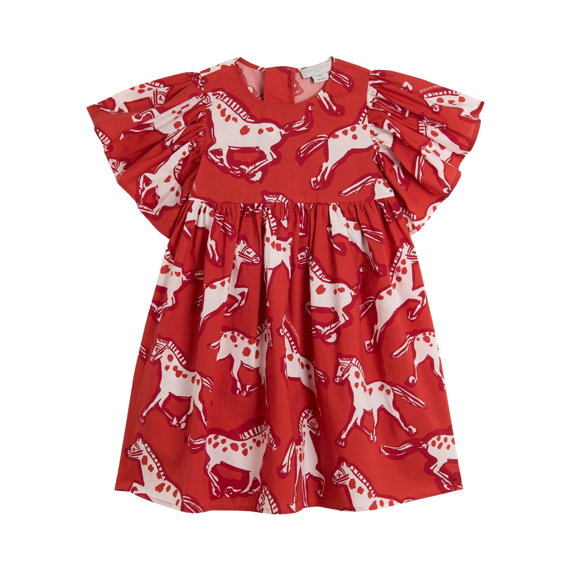 Stella McCartneyHorse Print Popeline Dress8059774228549SAVANNA