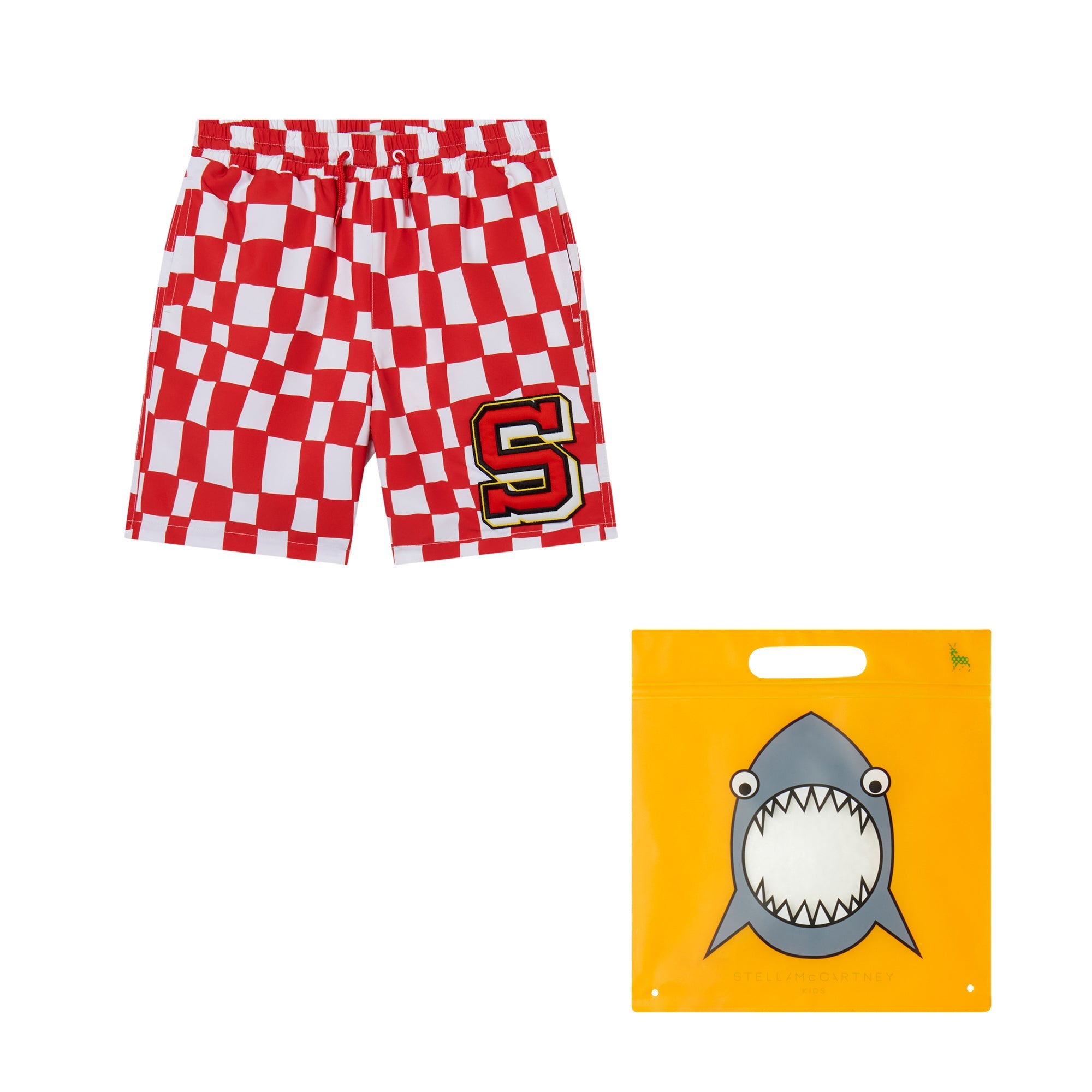 Stella McCartneyInitial Check Swim Shorts8055178799234SAVANNA