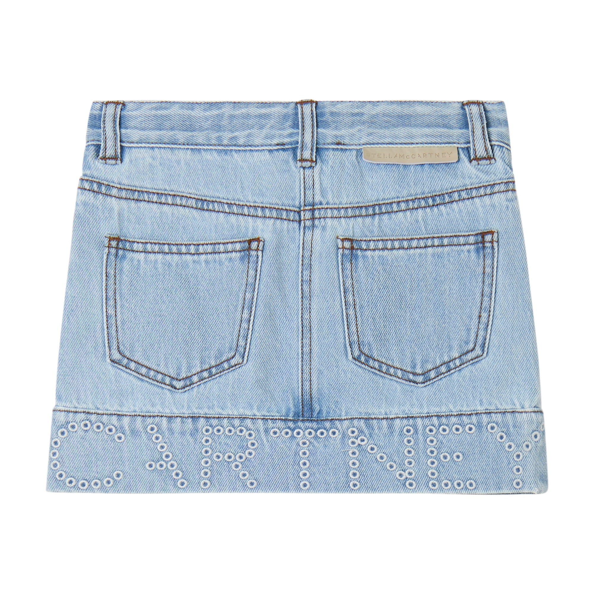 Stella McCartneyLogo Denim Mini Skirt8059774255040SAVANNA