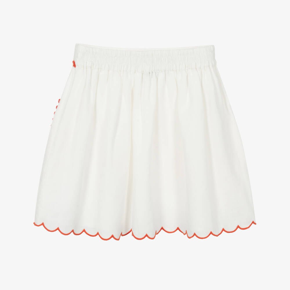 Stella McCartneyStrawberry Embroidered Skirt8055178779601SAVANNA