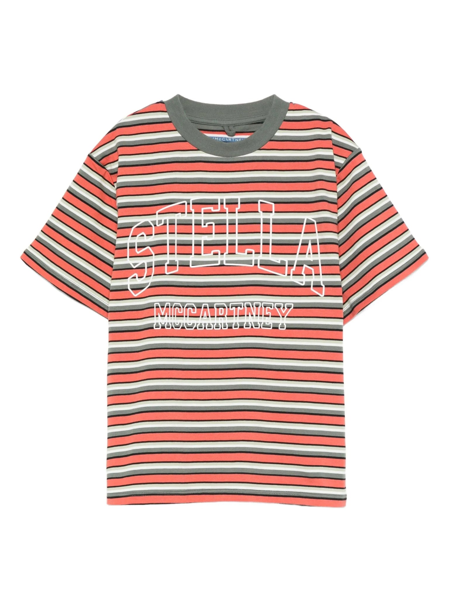Stella McCartneyVarsity Logo Striped T-Shirt8055178995056SAVANNA