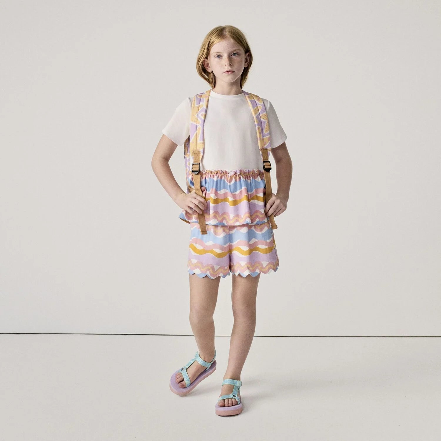 Stella McCartneyWavy Stripe ShortsSAVANNA