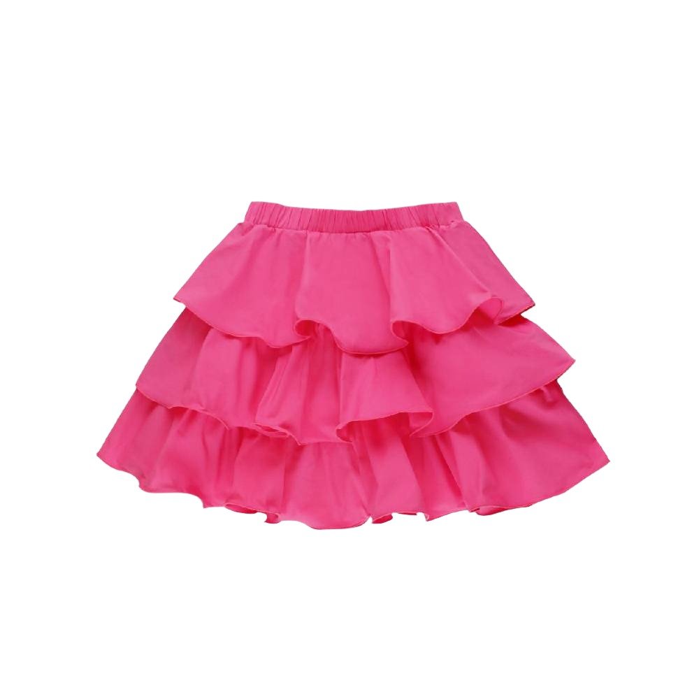 TWINSETShort Poplin Flounce SkirtSAVANNA