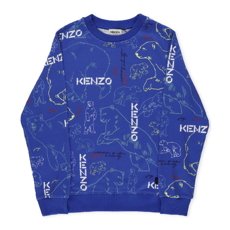 KENZOPrint Logo SweatshirtSAVANNA