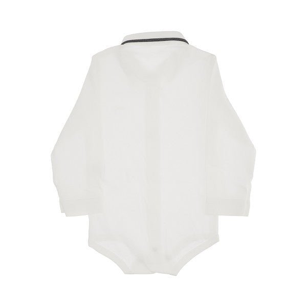 Il GufoLogo Print Longsleeve Bodysuit10228562SAVANNA