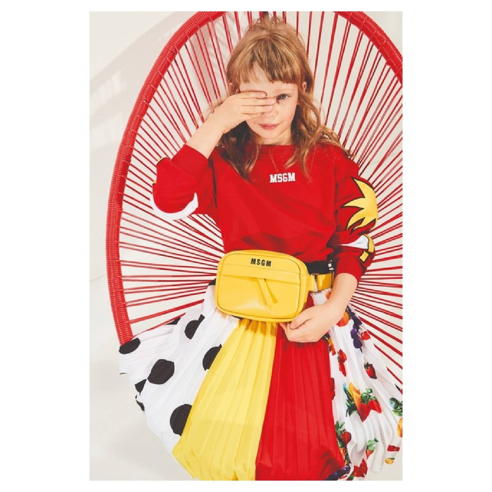 MSGMLogo Pleated Skirt8056747566103SAVANNA