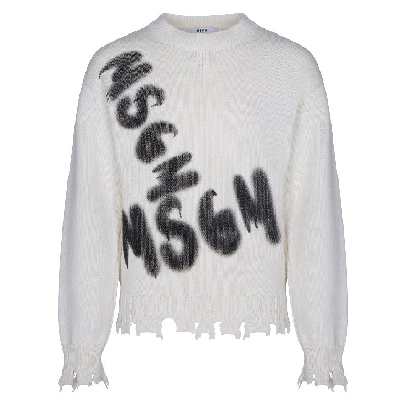 MSGMLogo Print Sweatshirt8051883177381SAVANNA