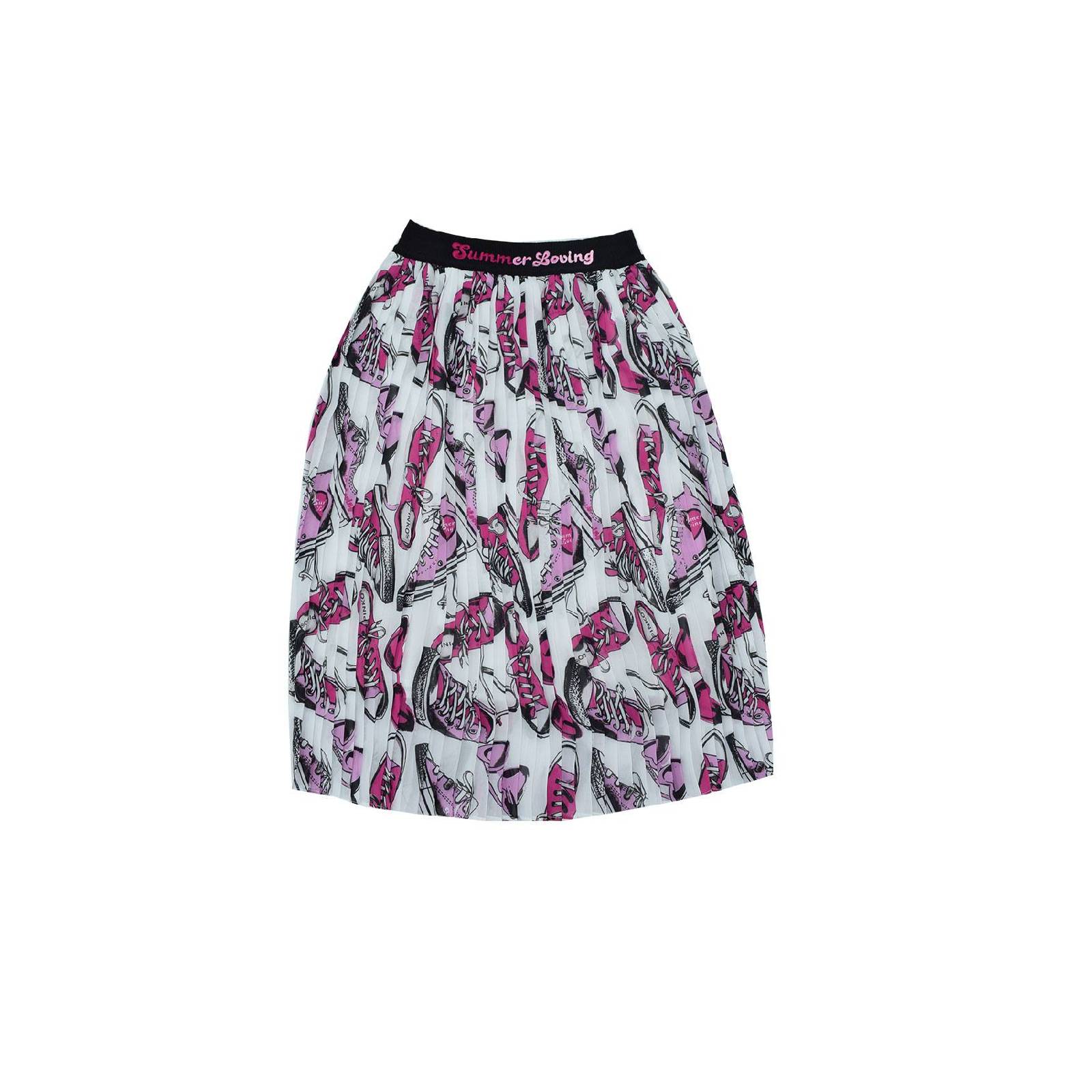 PINKOLogo Print SkirtSAVANNA