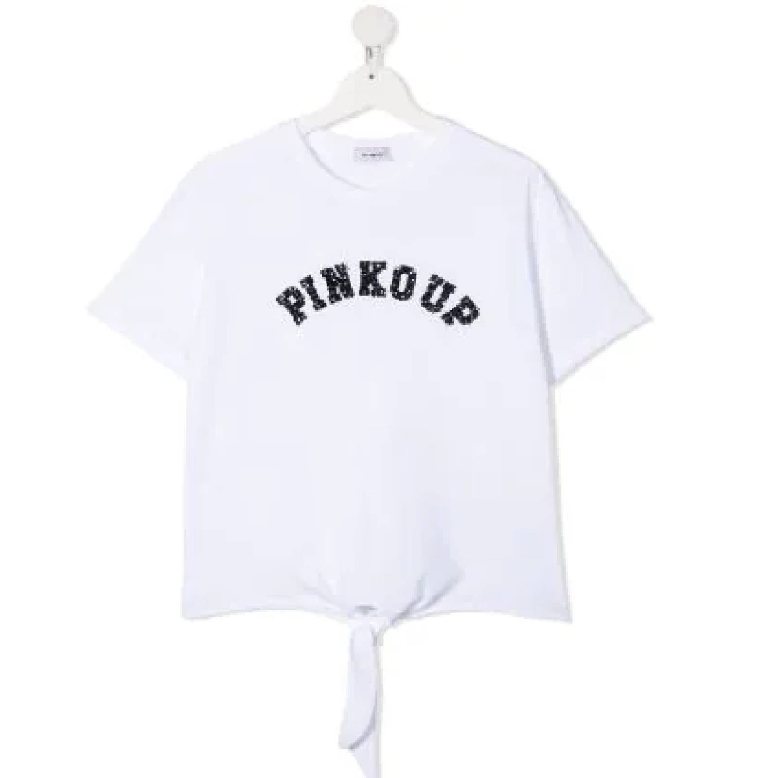 PINKOLogo Print T-ShirtSAVANNA