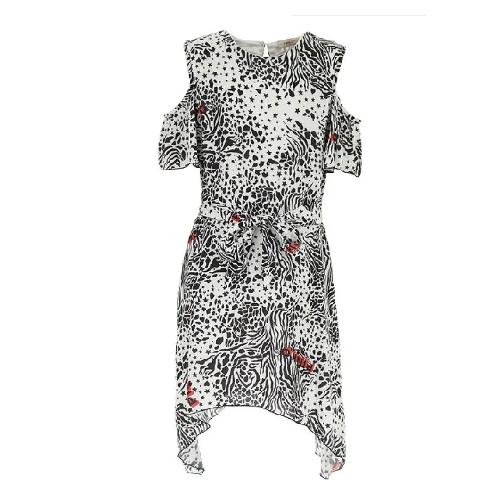 PINKOPrinted Logo DressSAVANNA