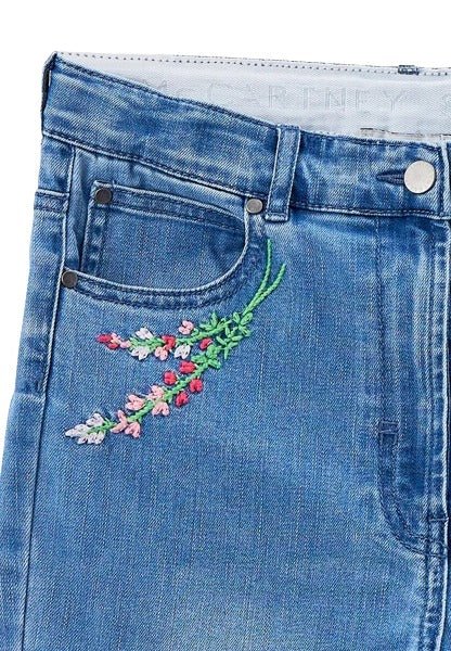 Stella McCartneyLogo Patch Jeans900088734SAVANNA