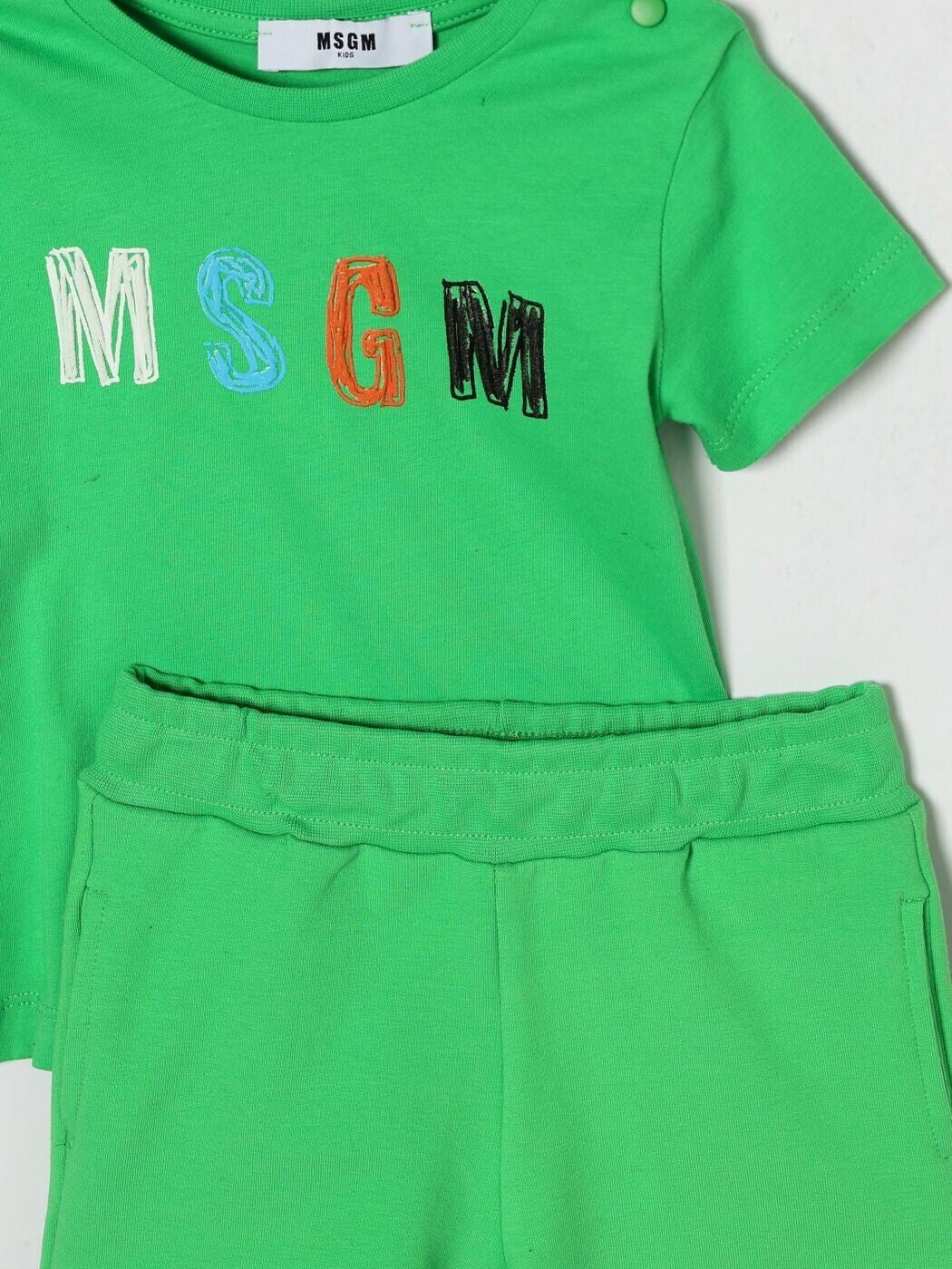 Logo Print Shorts Set