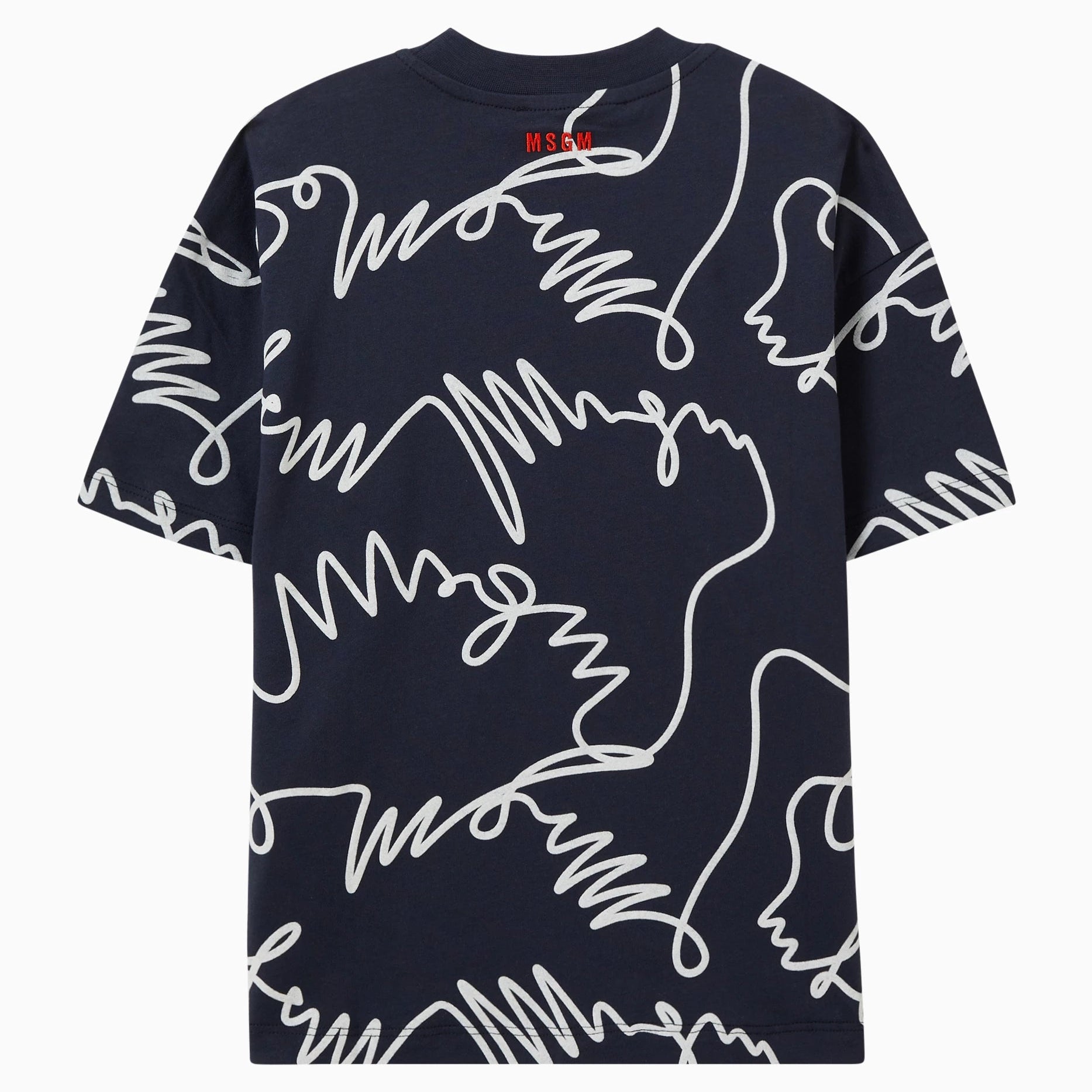 Logo Printed Abstract T-Shirt