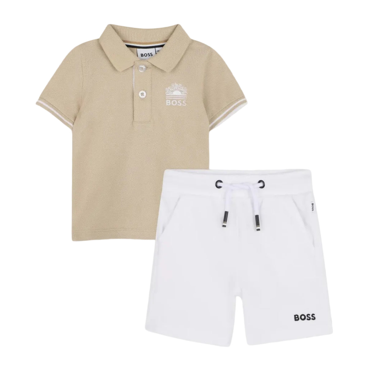 Pique Shorts Set