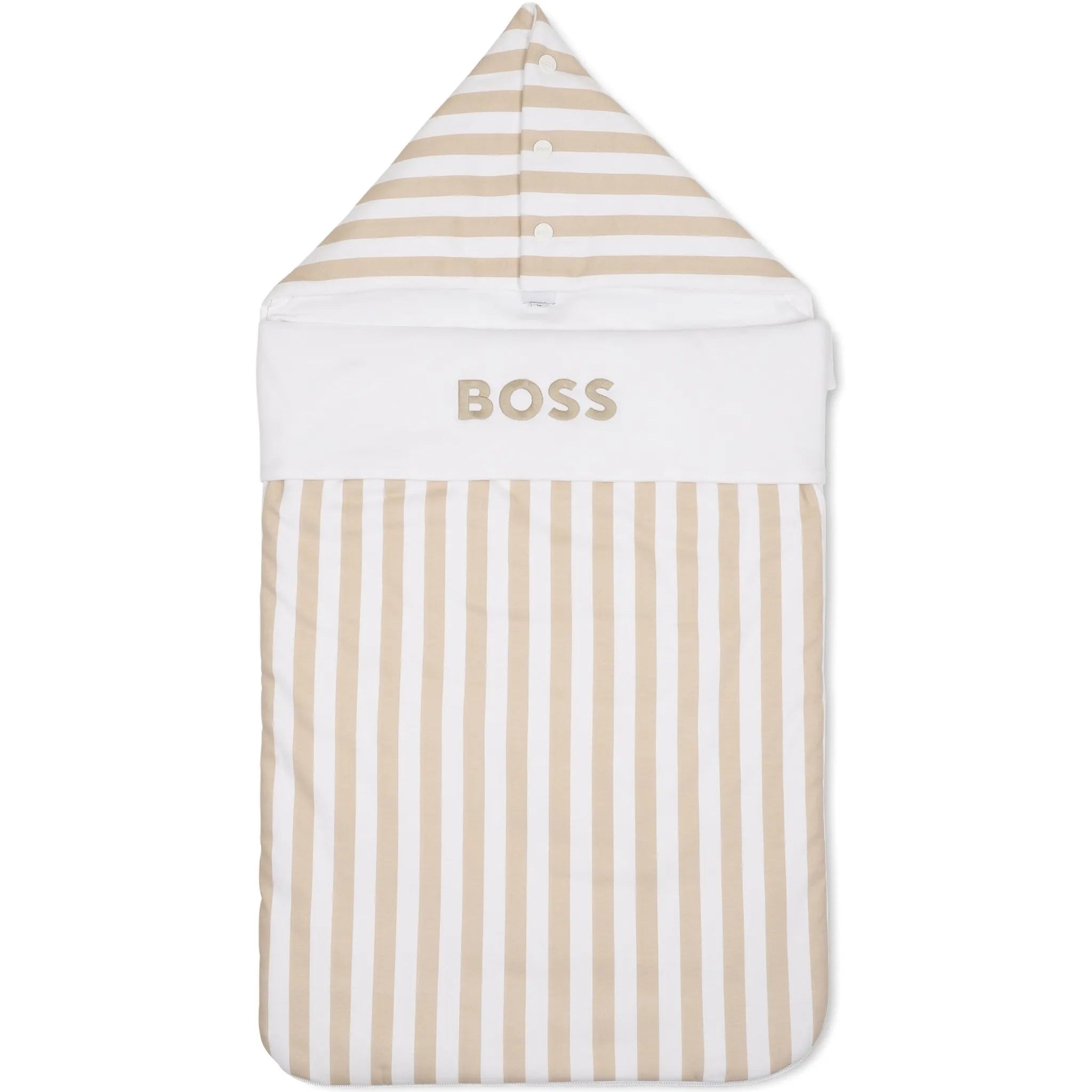 Embroidered Striped Sleeping Bag