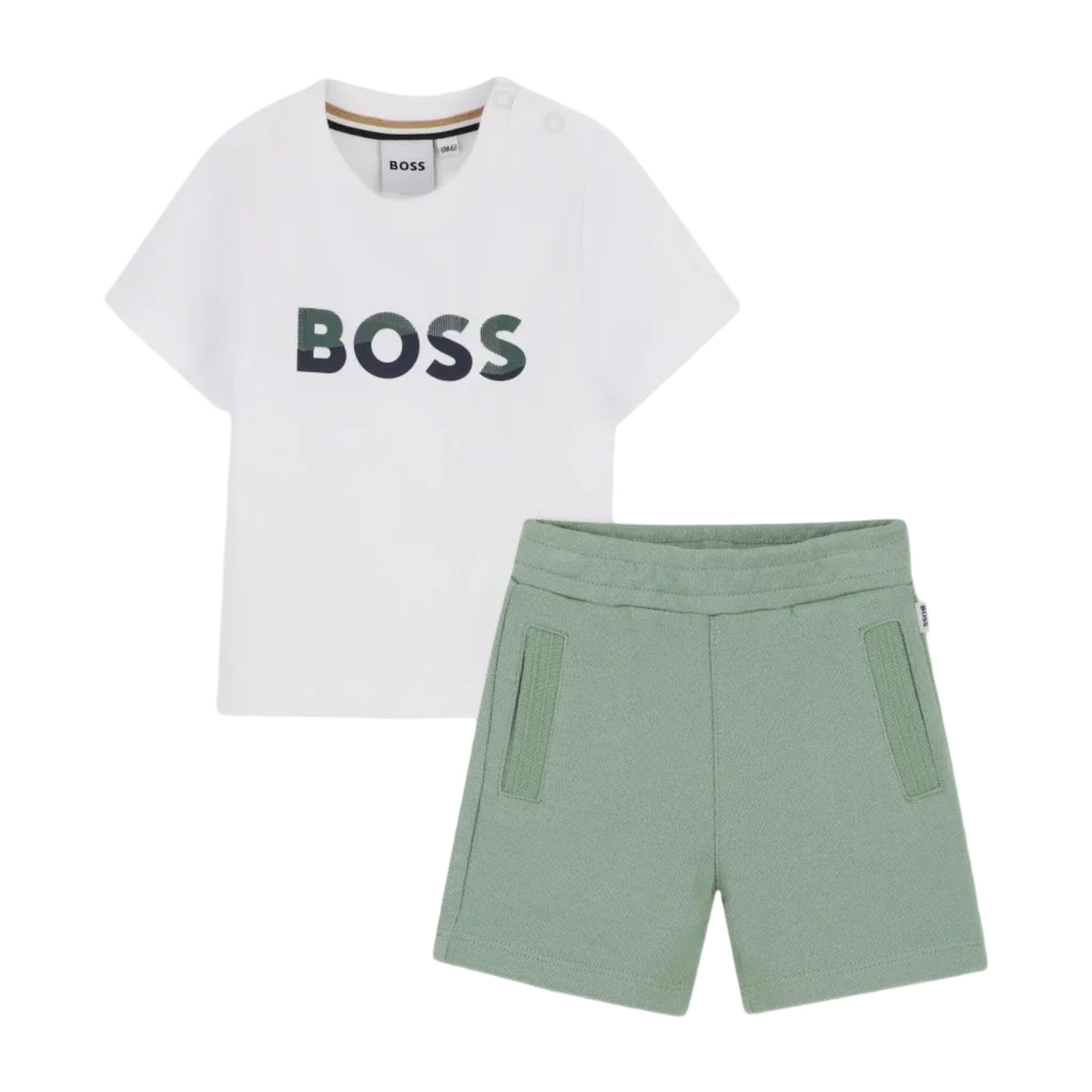 Pique Shorts Set