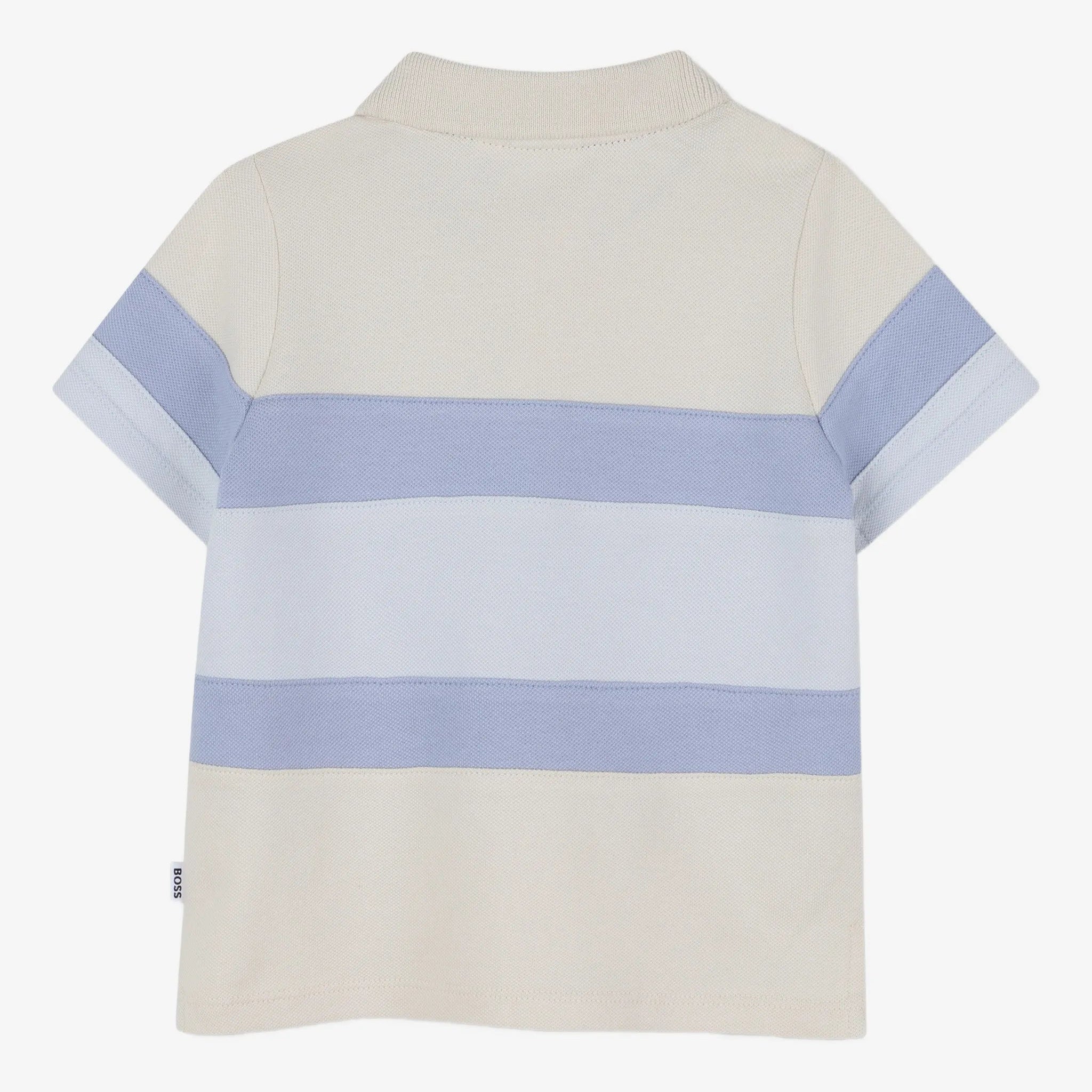 Striped Logo Polo Shirt