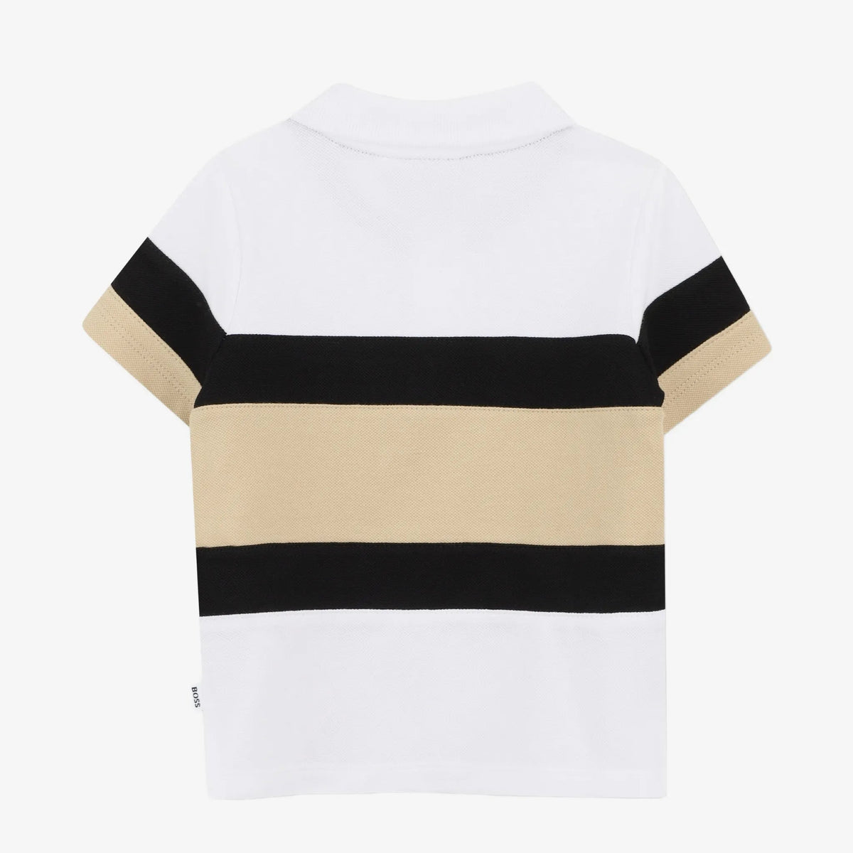 Striped Logo Polo Shirt