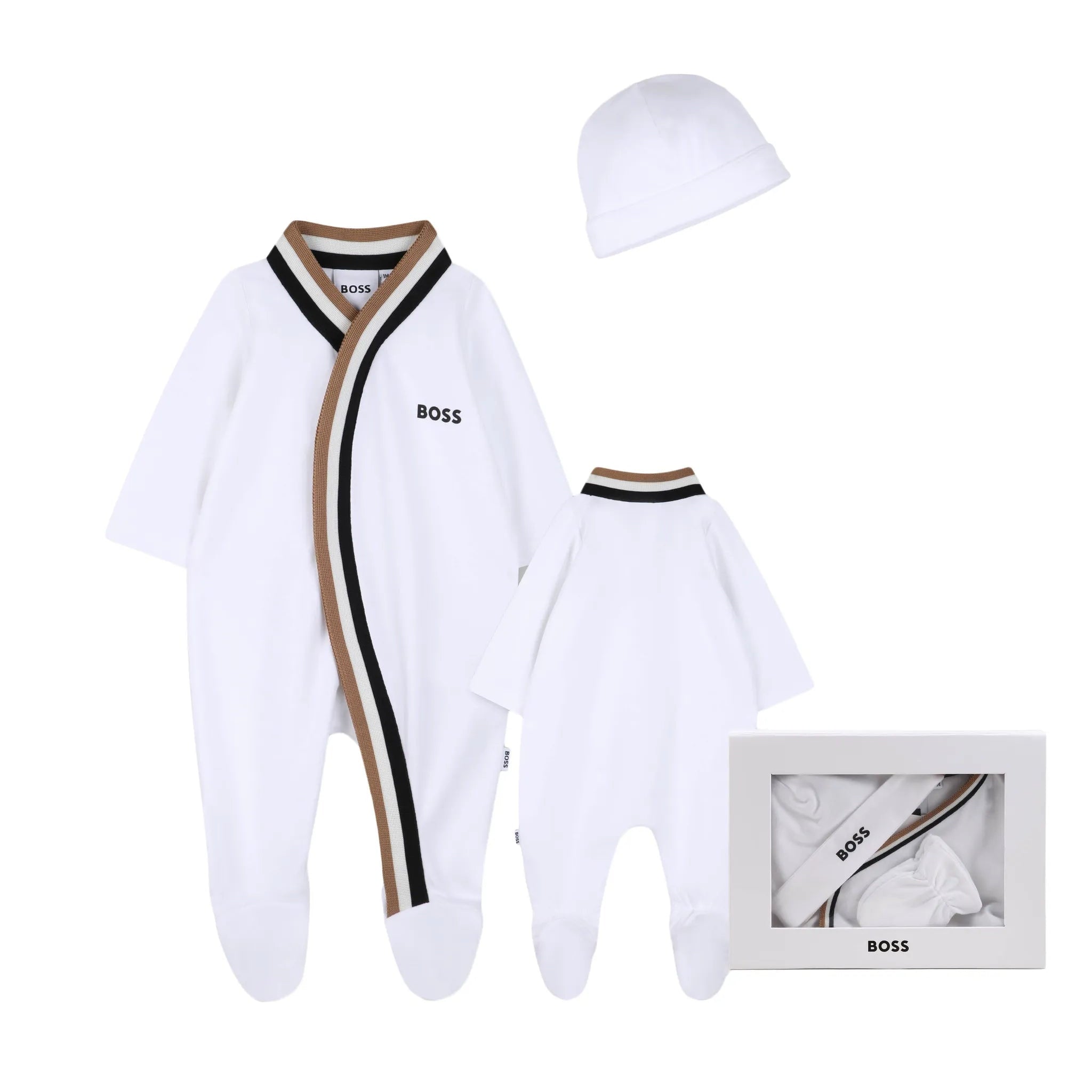 Striped Babygrow Set