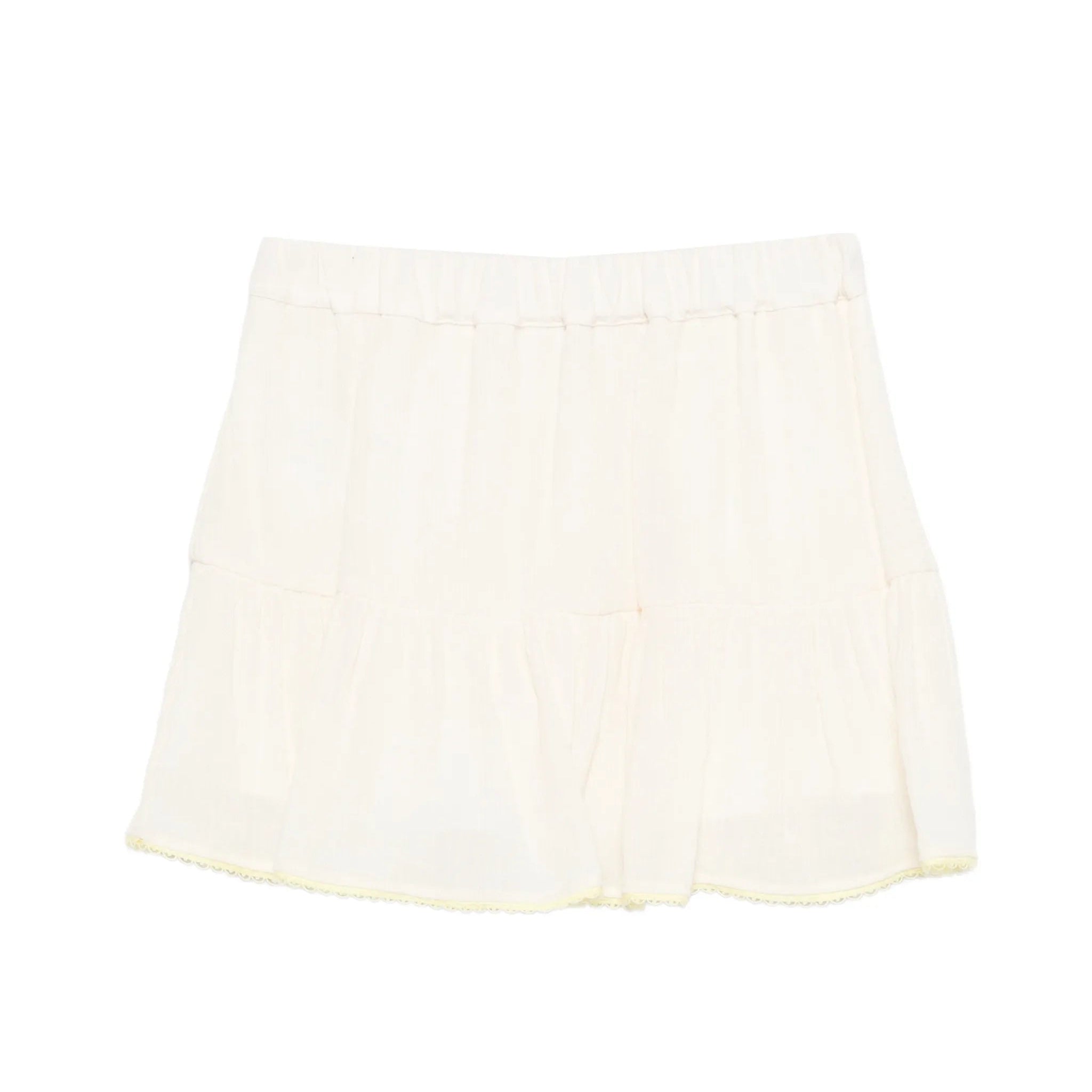 Tiered Pleated Skirt
