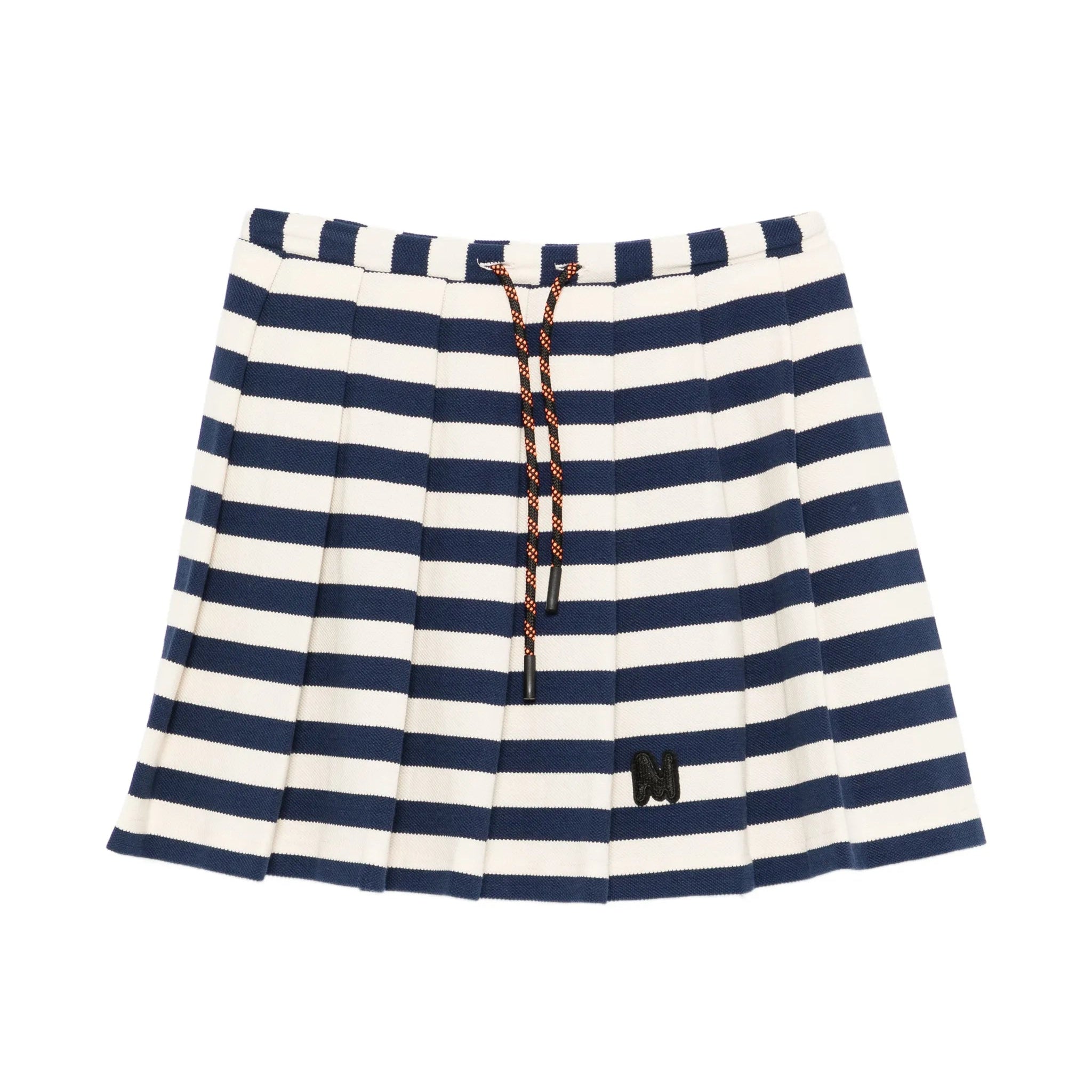 Striped Pleated Skirt