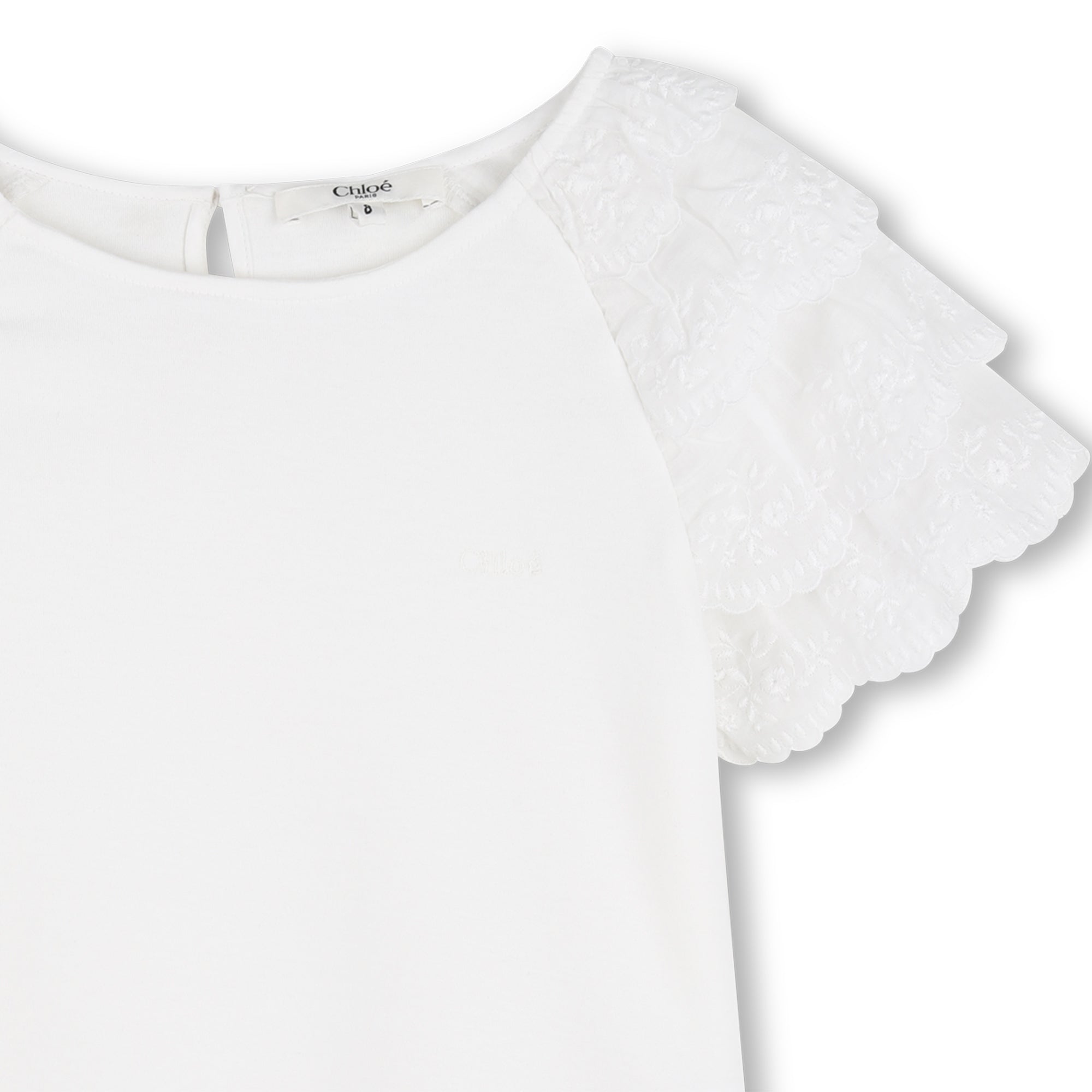 Embroidered Sleeves T-Shirt