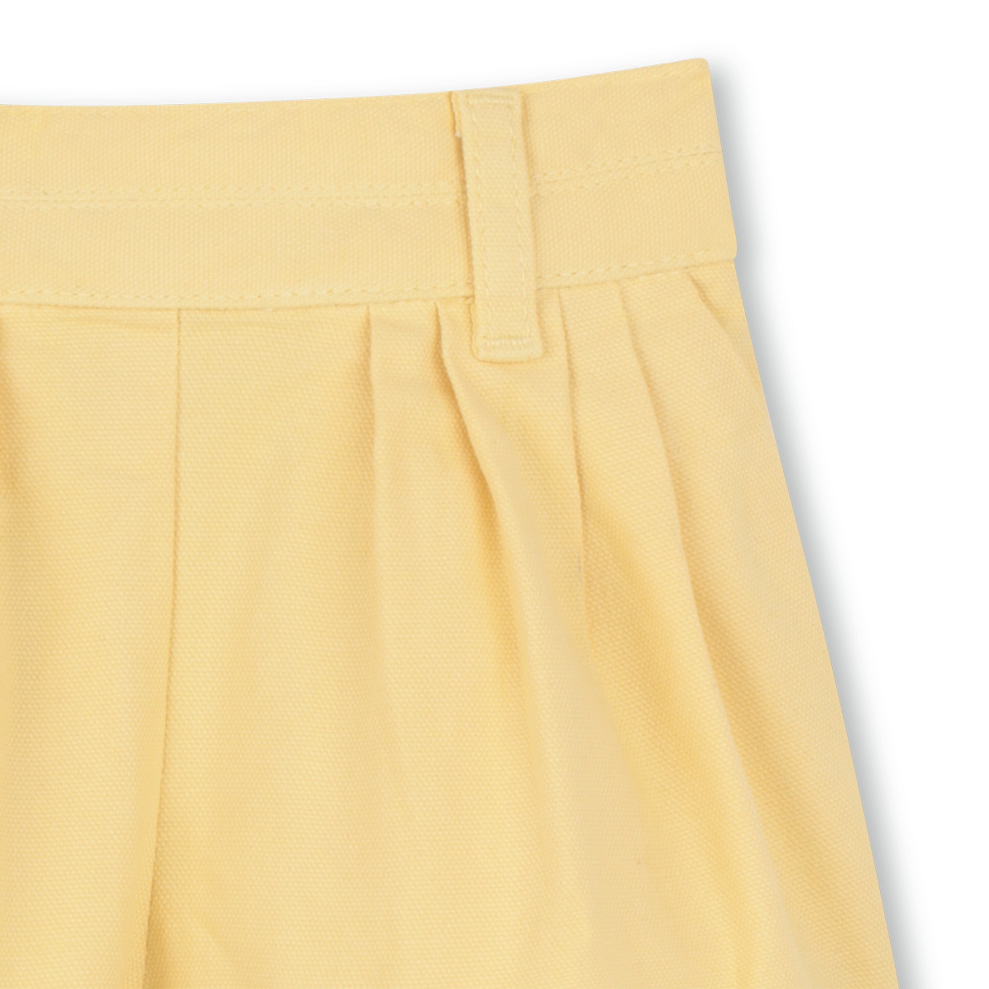 Pleated Bermuda Shorts