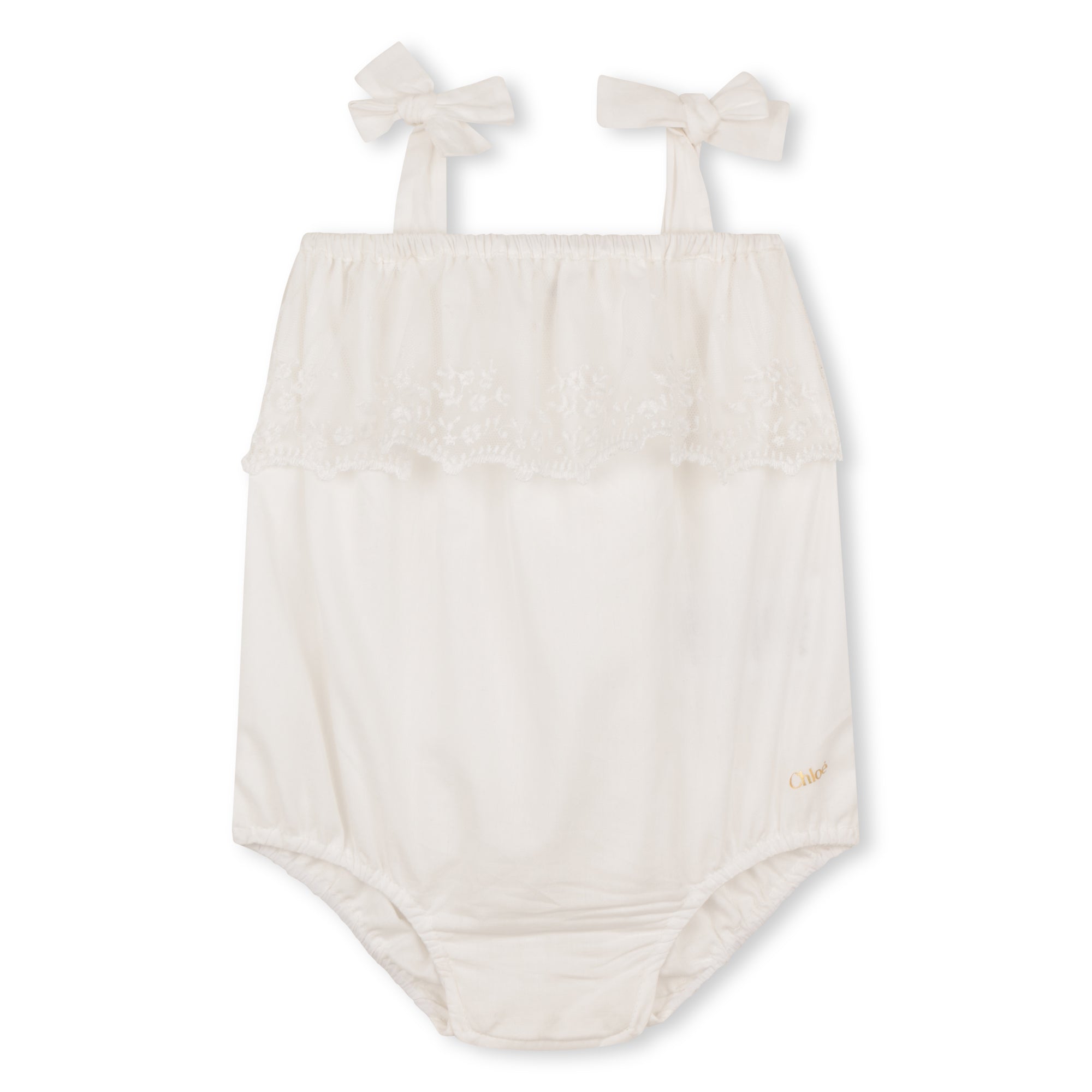 Babygrow Bow Lace Set