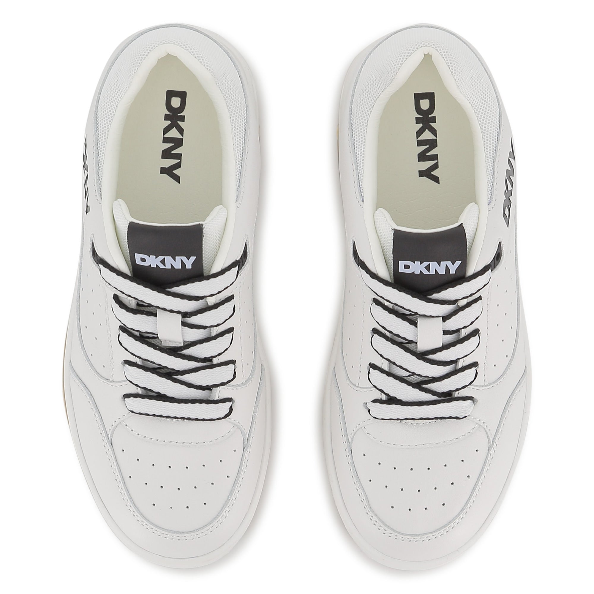 Leather Laced Trainers
