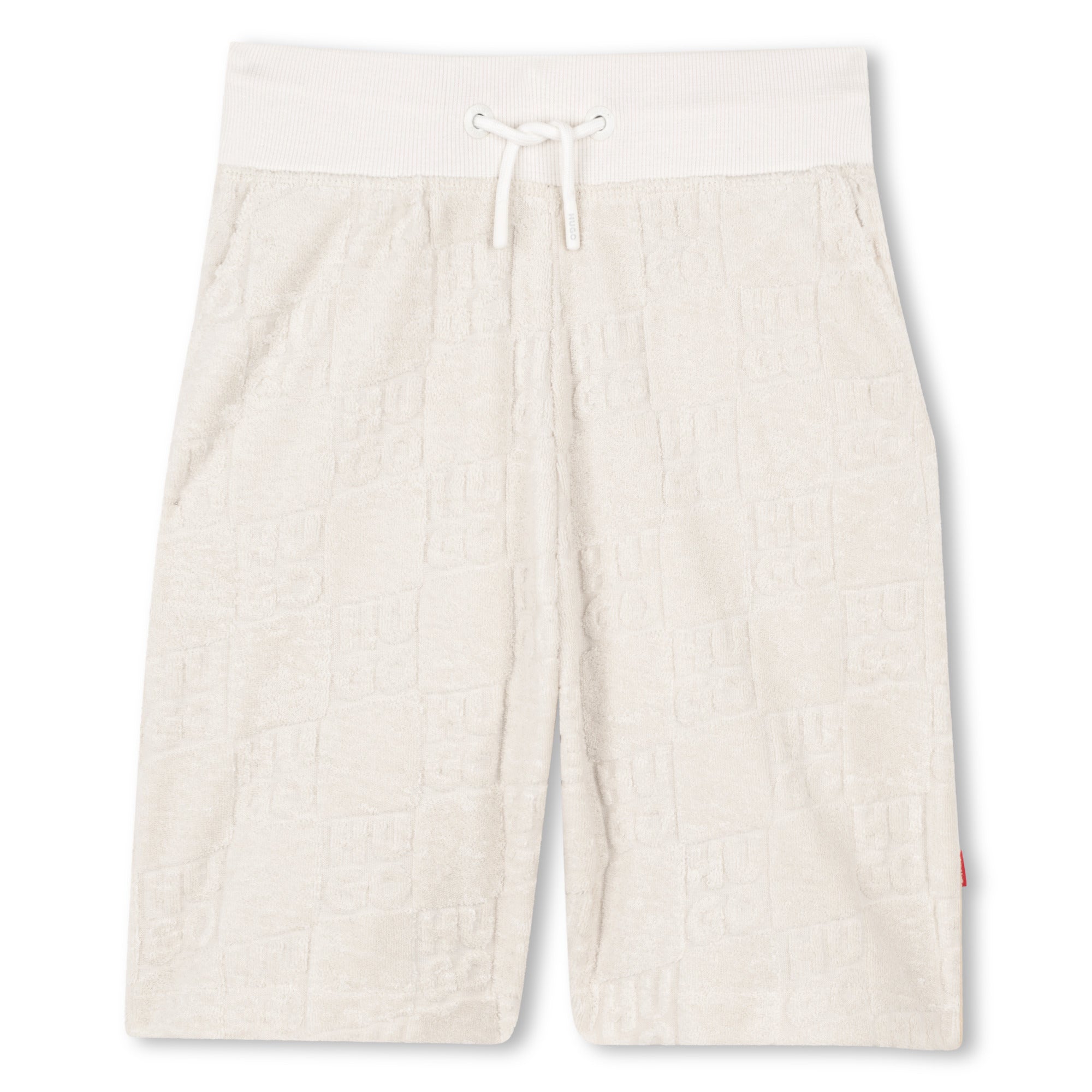 Textured Drawstring Shorts