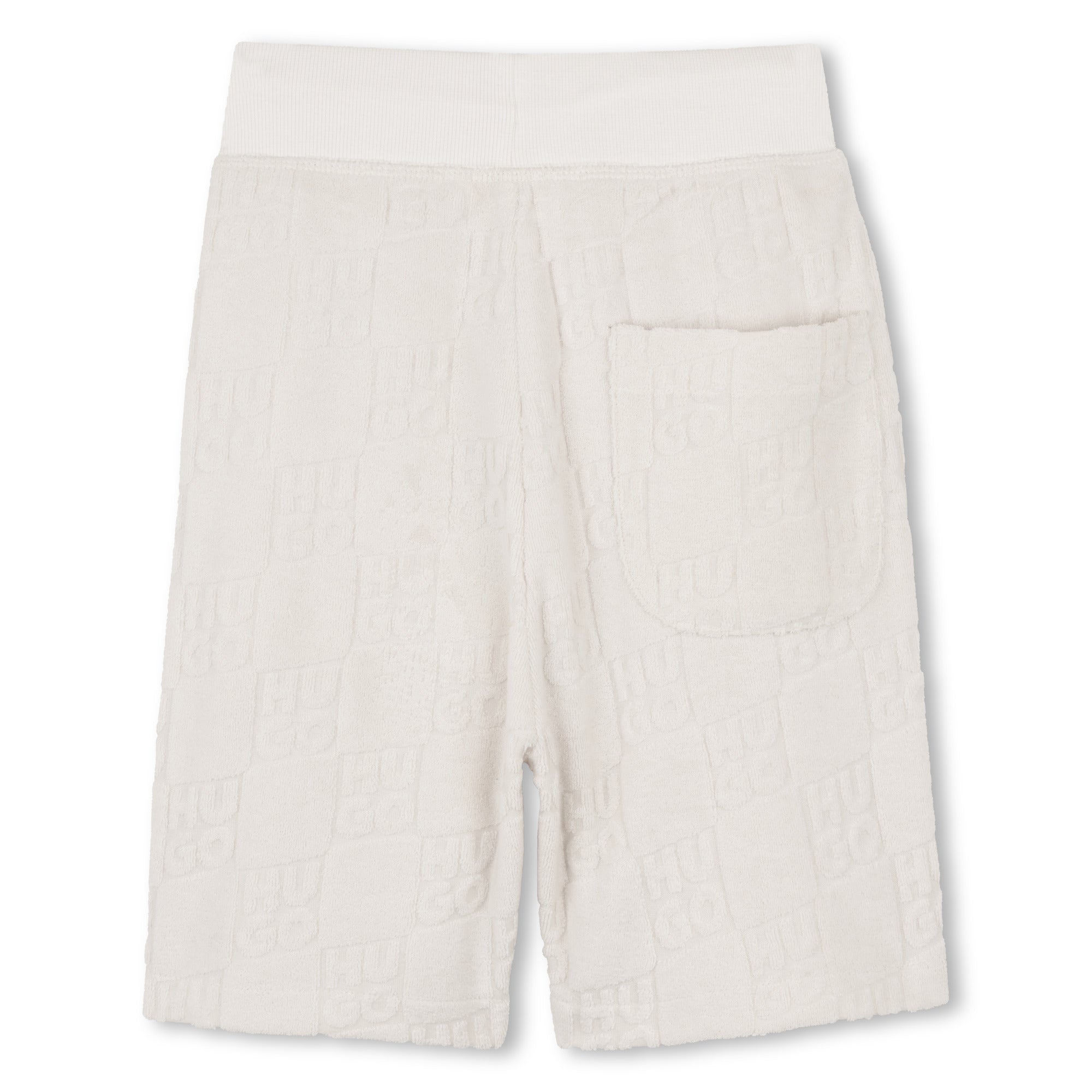 Textured Drawstring Shorts