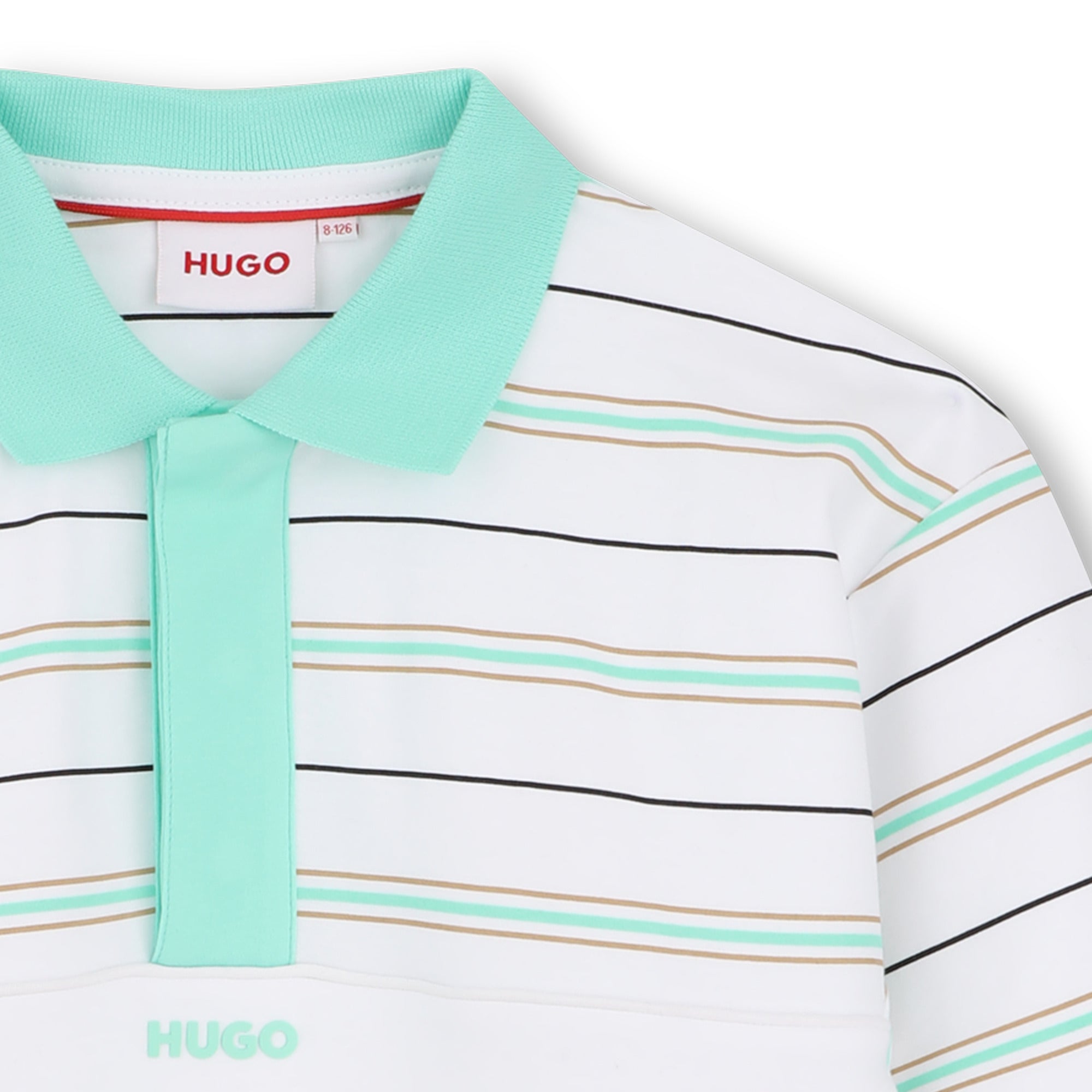 Stripe Logo Polo Shirt