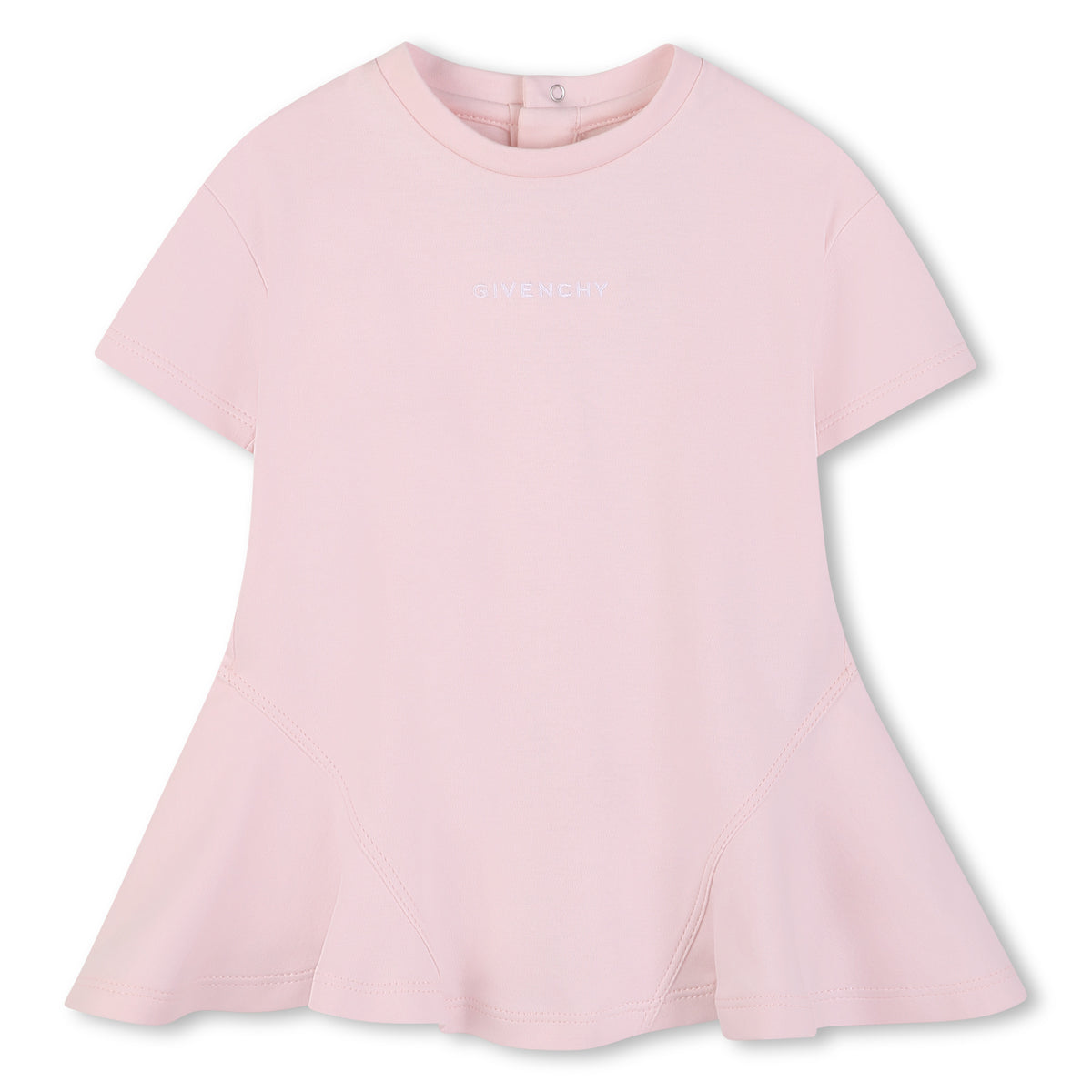 Ruffled Logo Detail Dress