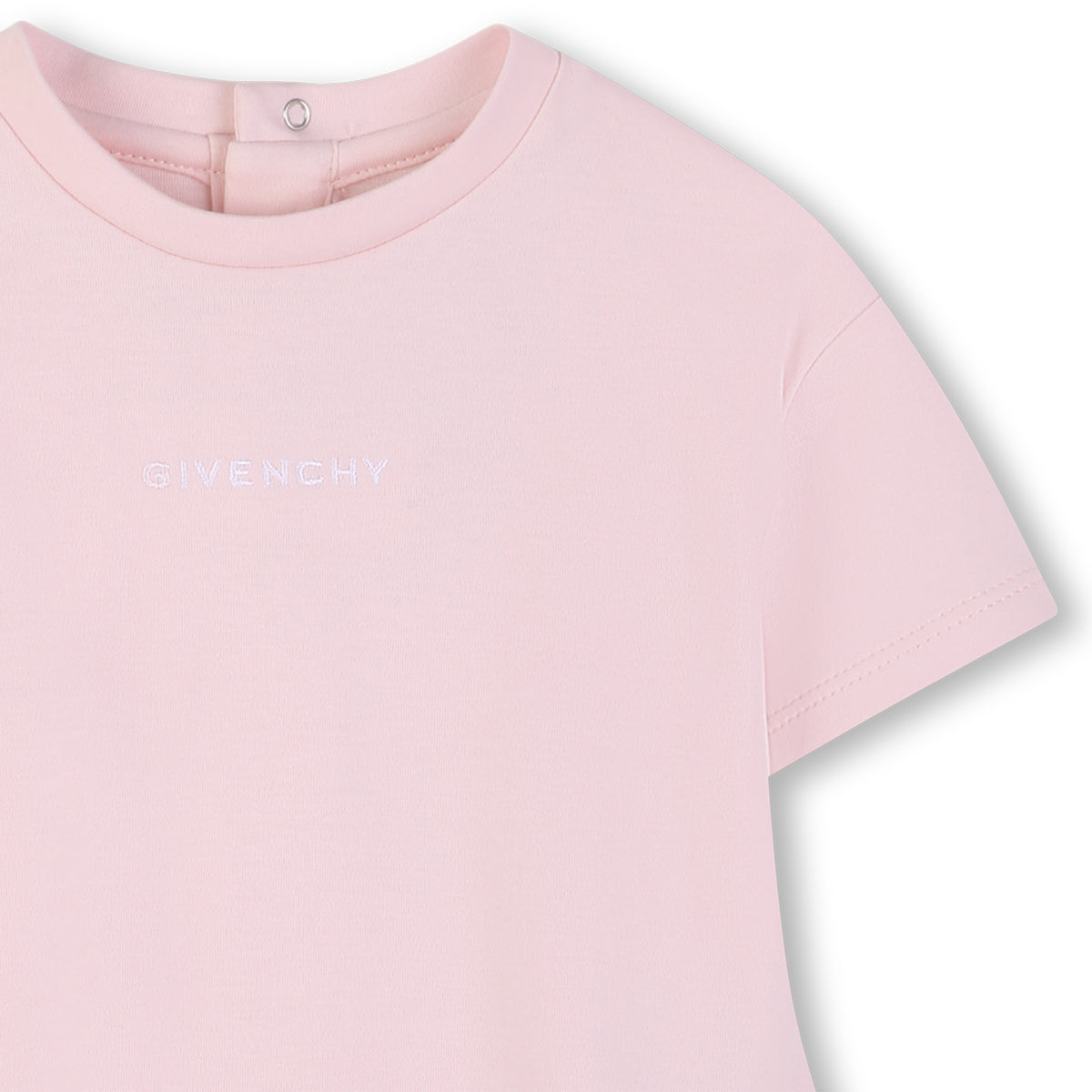 Ruffled Logo Detail Dress