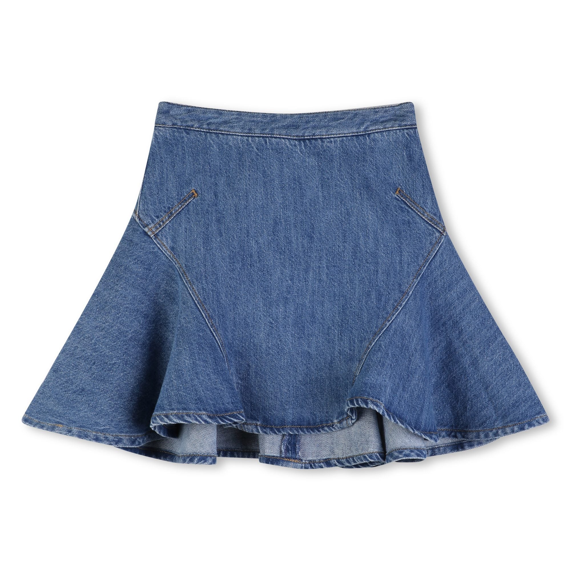 Flared Zip Skirt
