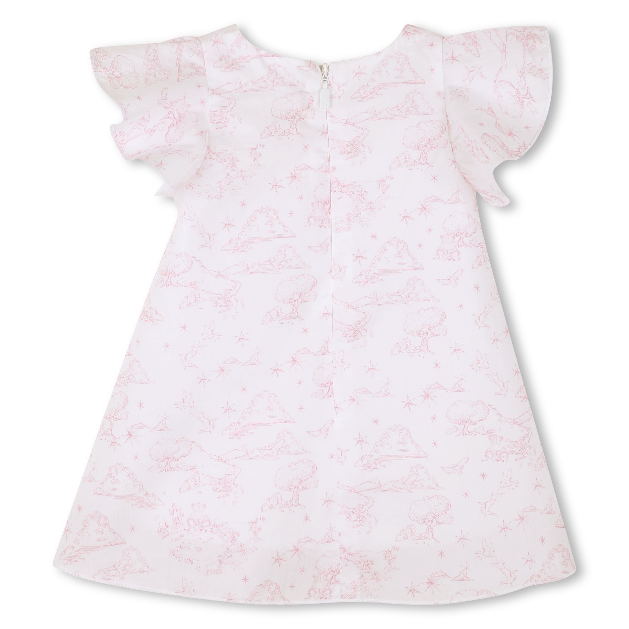 Ruffled Pattern Dress