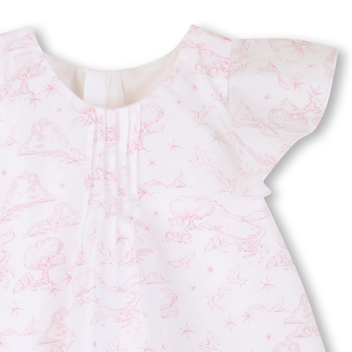 Ruffled Pattern Dress