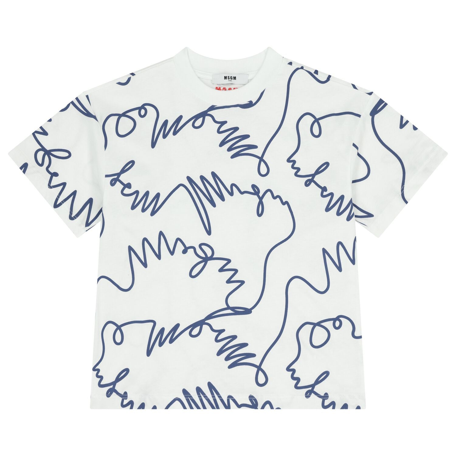 Logo Printed Abstract T-Shirt