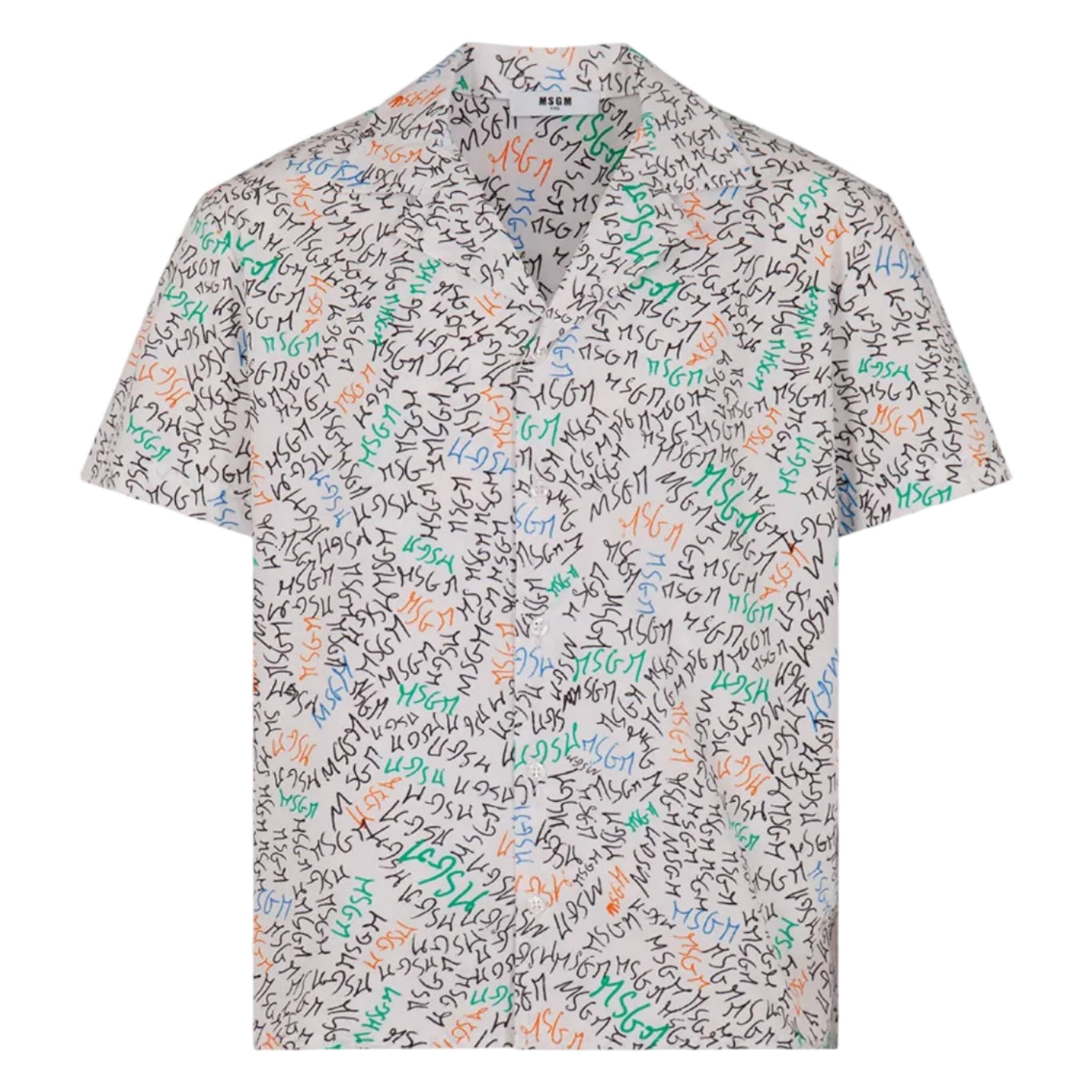 Poplin Printed Logo Shirt