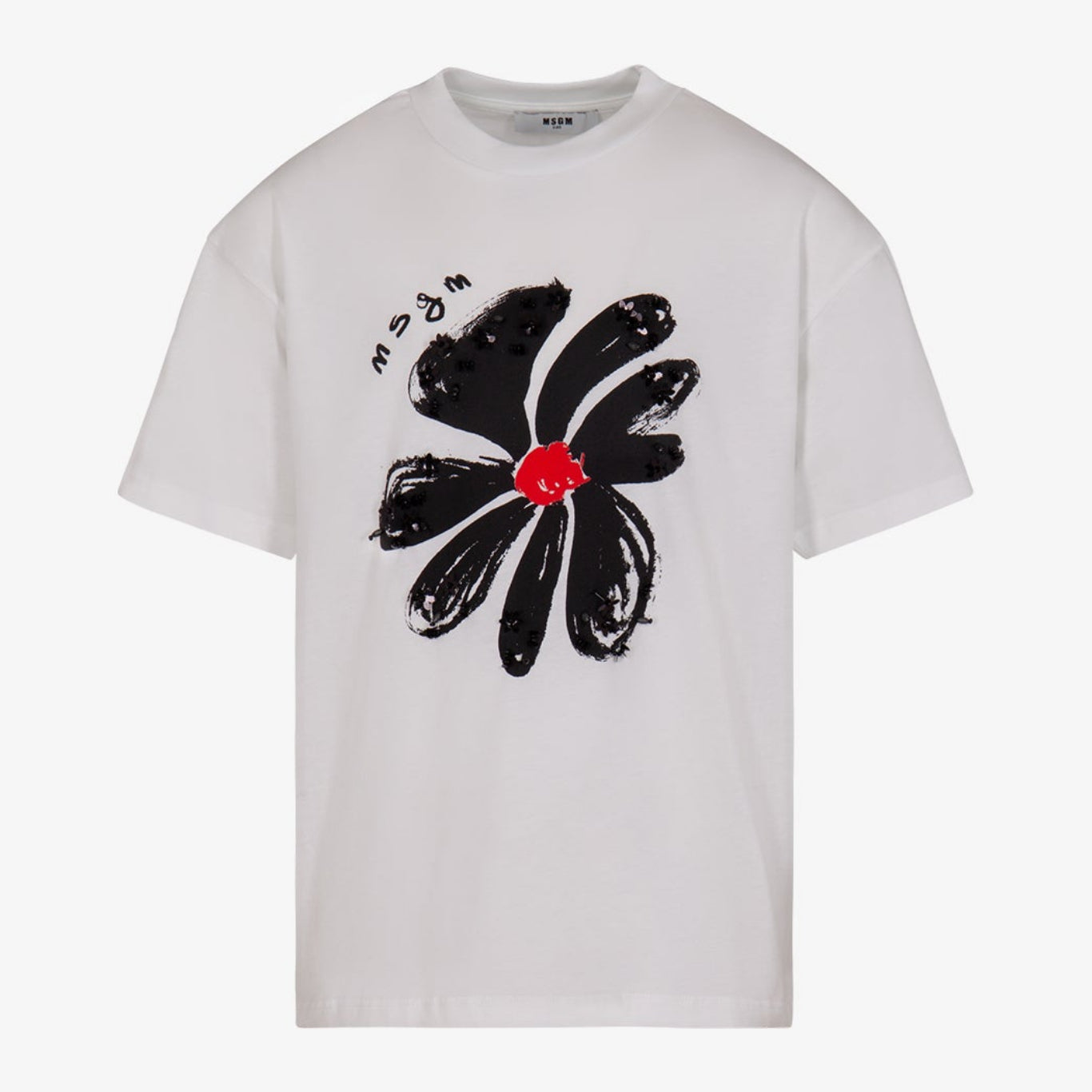 Logo Printed Abstract T-Shirt