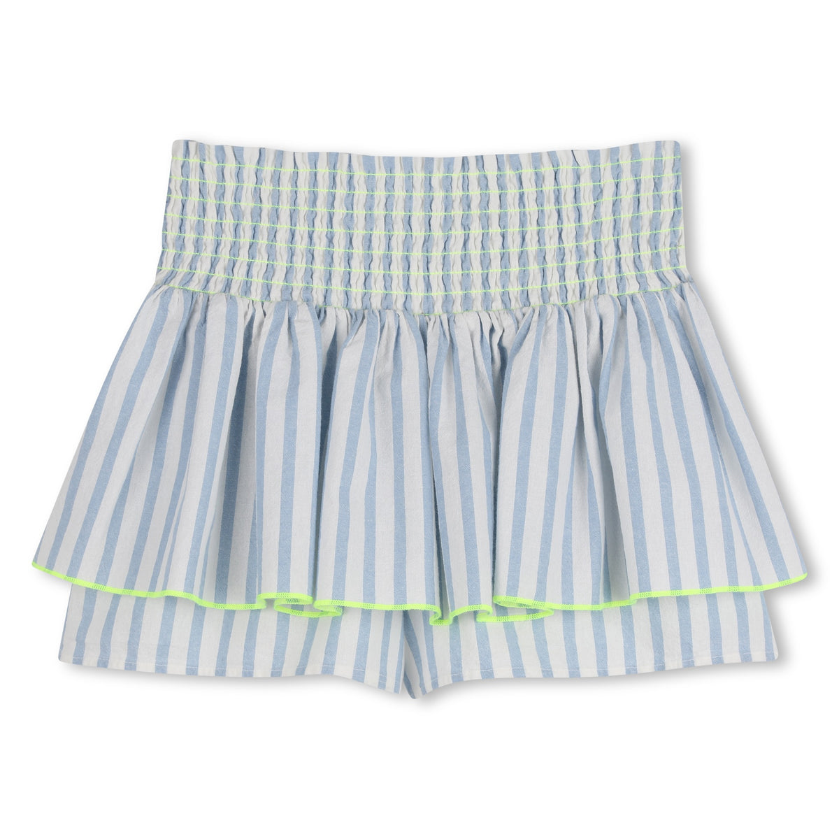 Striped Tiered  Shorts