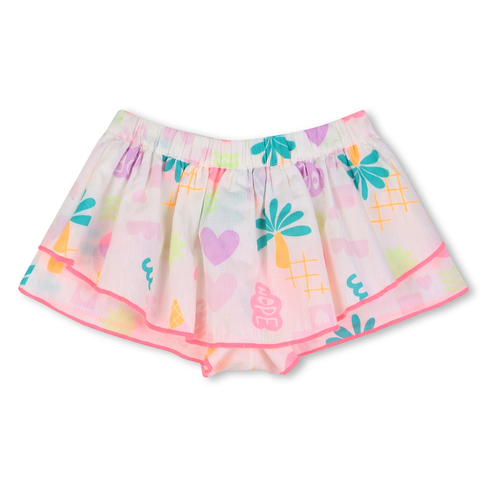 Graphic Print Shorts Set