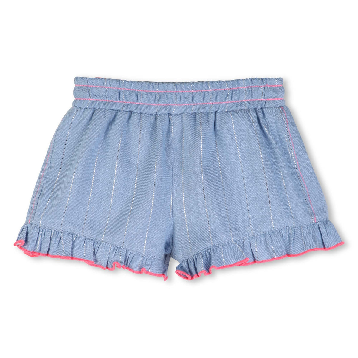 Striped Ruffled Shorts