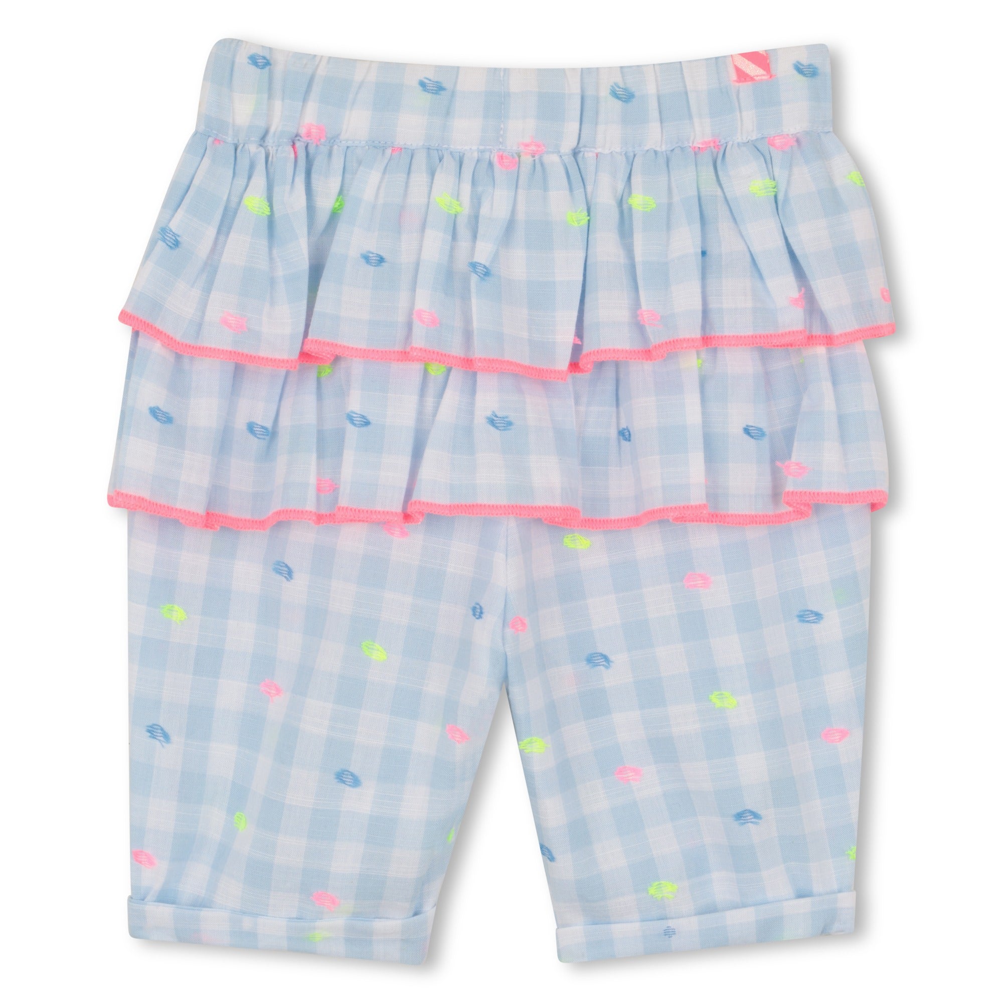 Ruffled Strawberry Trousers Set