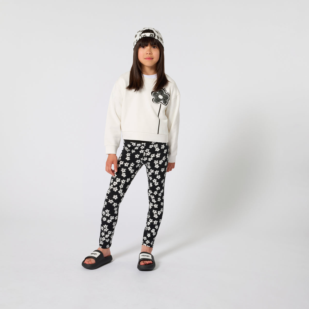 Daisy Floral Print Leggings