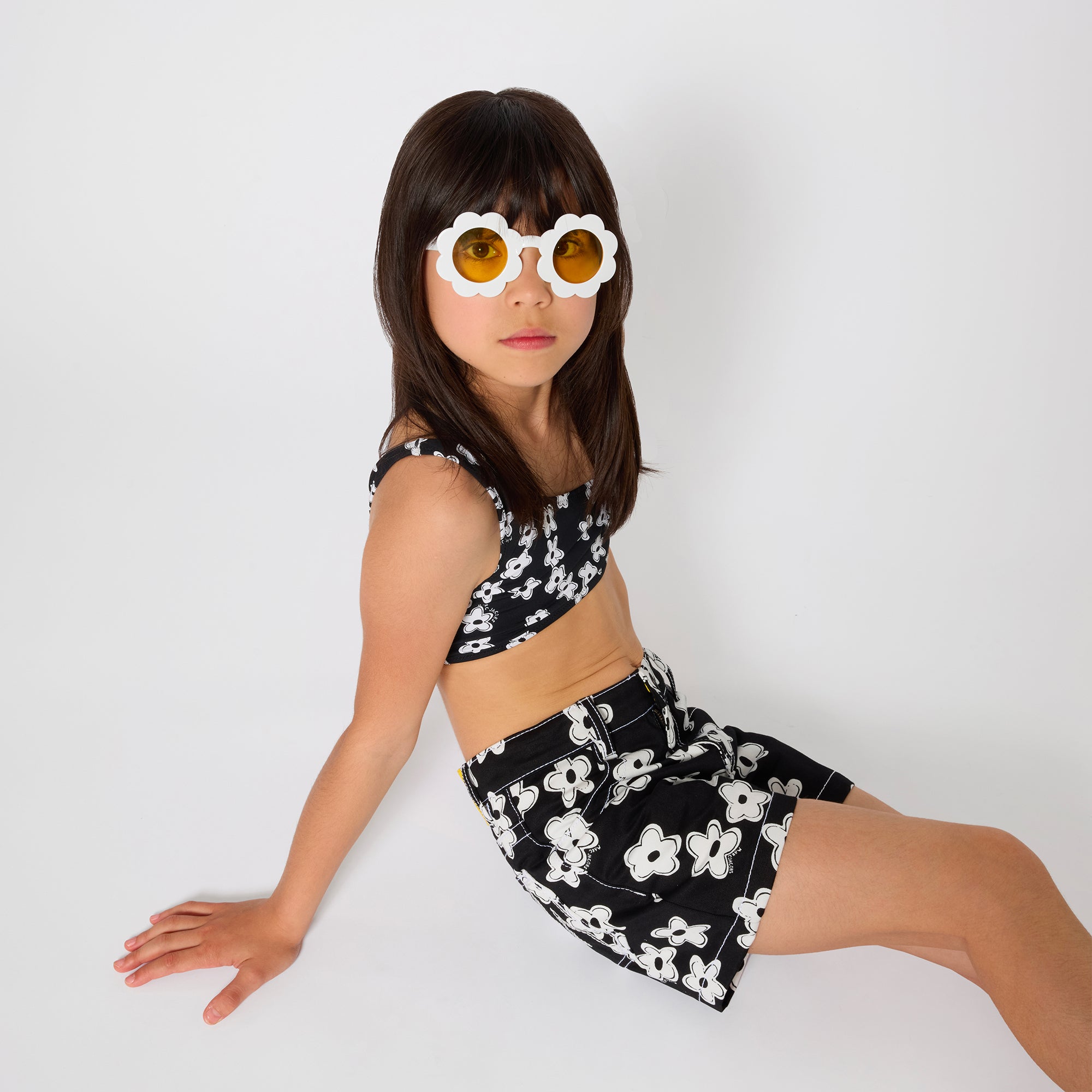 Daisy Print Shorts