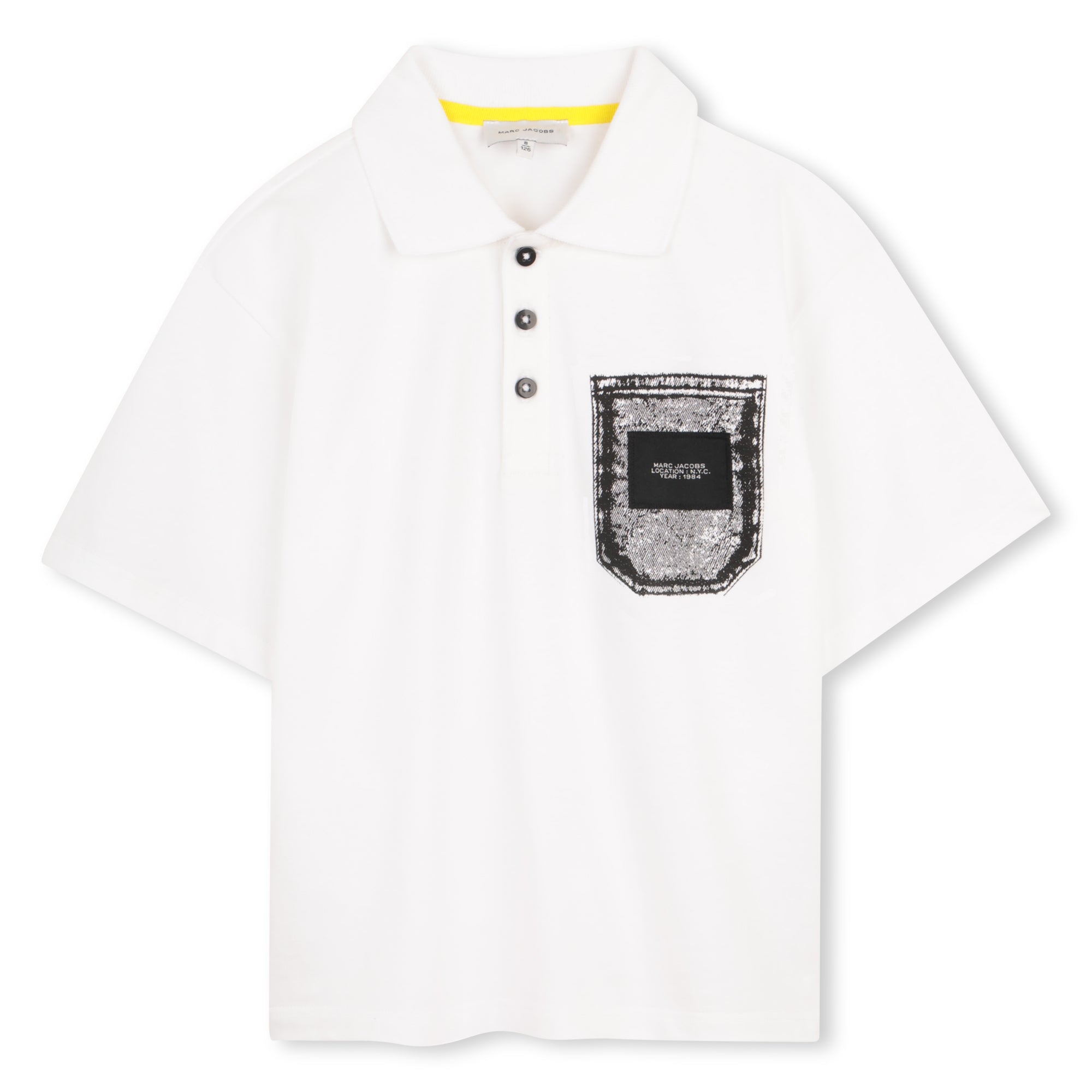 Pocket Print Jersey Polo Shirt