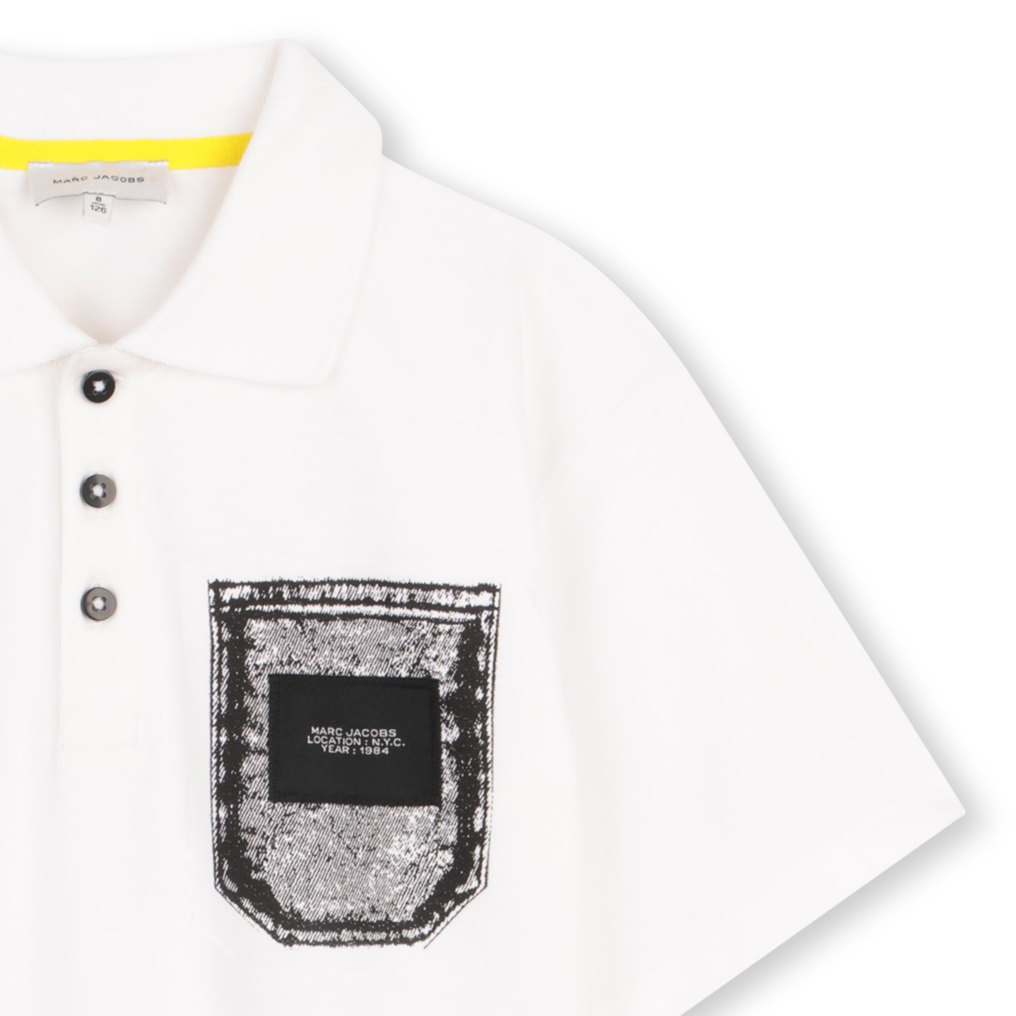 Pocket Print Jersey Polo Shirt